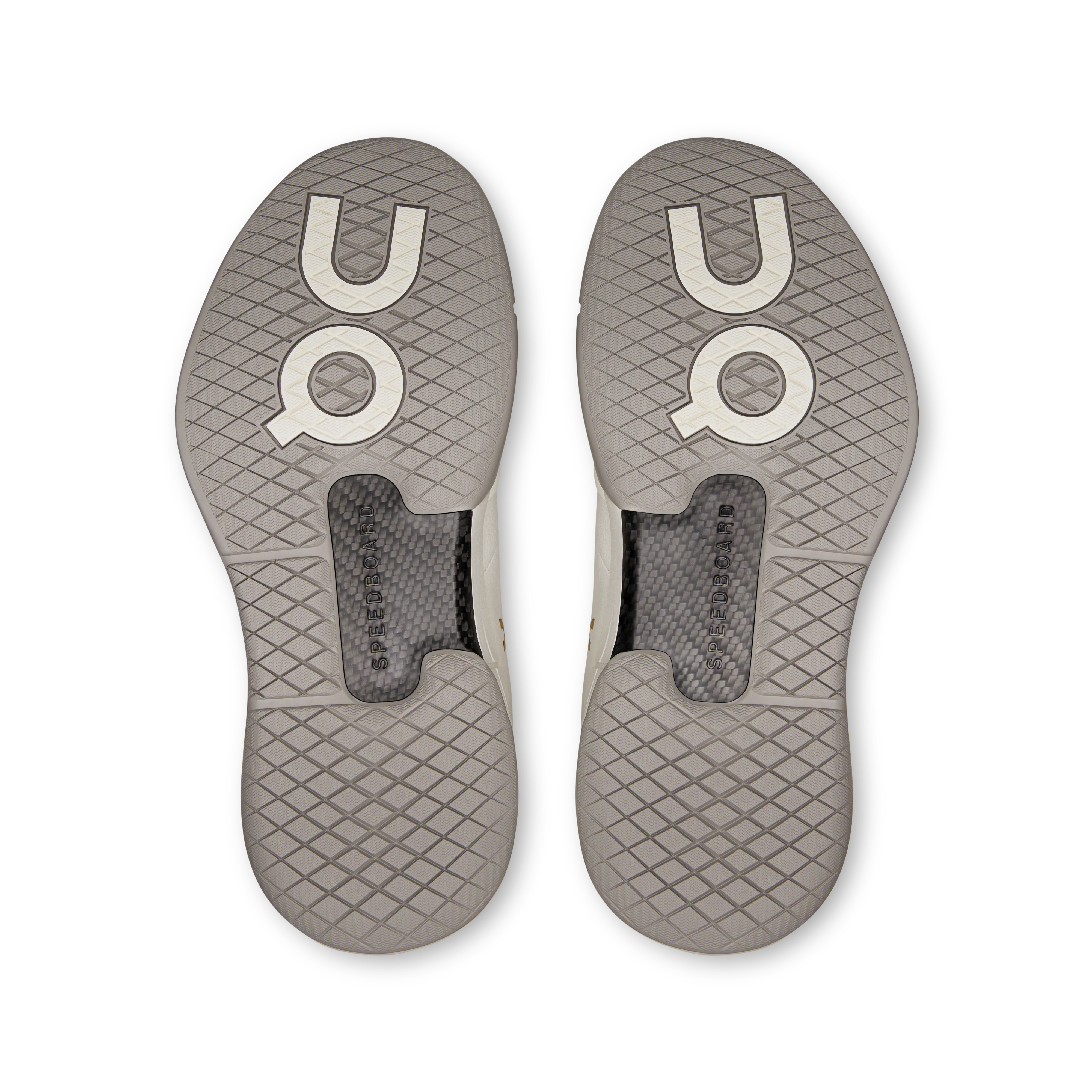 On THE ROGER Pro Ace Ivory & Fog Women Tennis Shoes