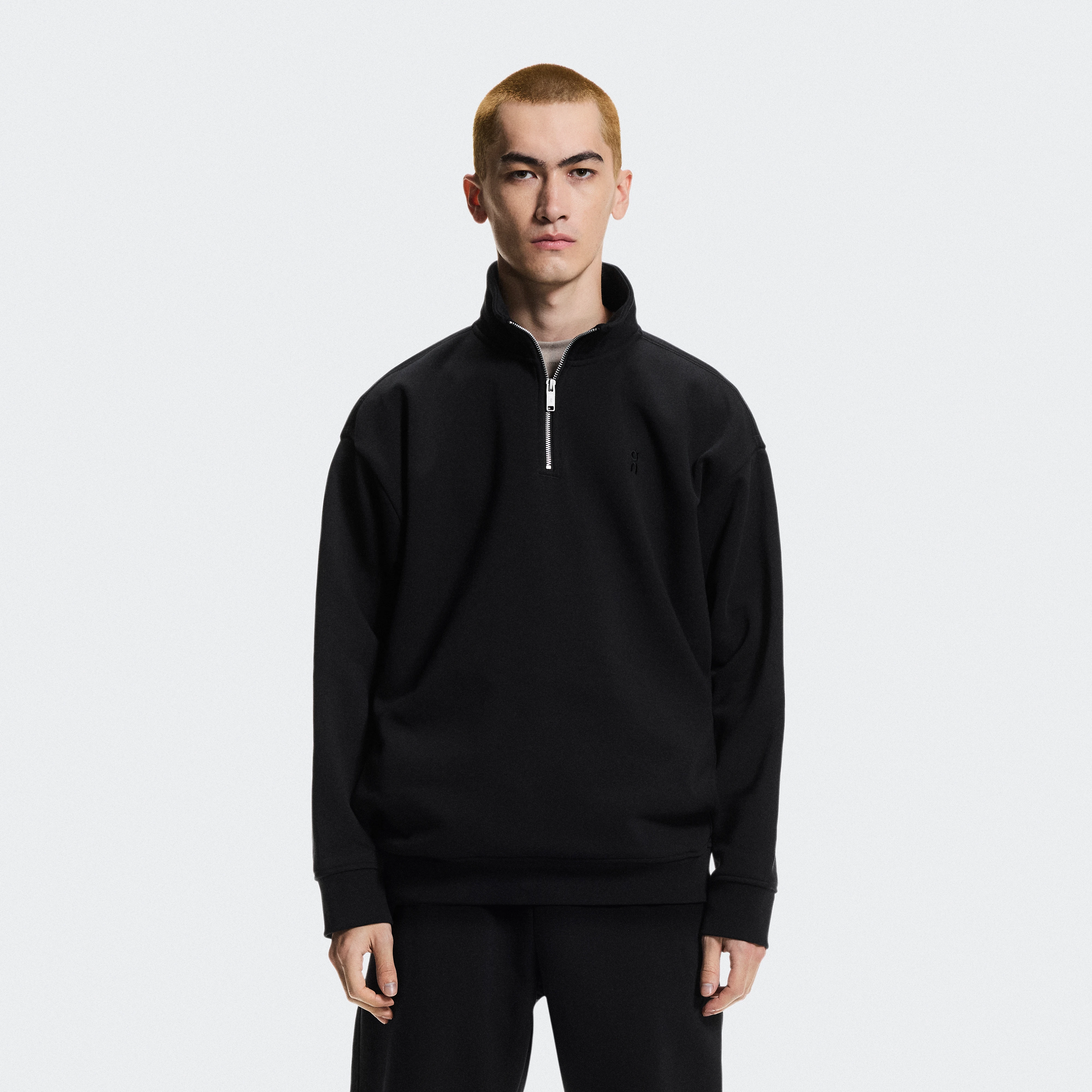 On Club Collective 1/4 Zip Black Men Men – All-day comfort Hoodies and sweatshirts