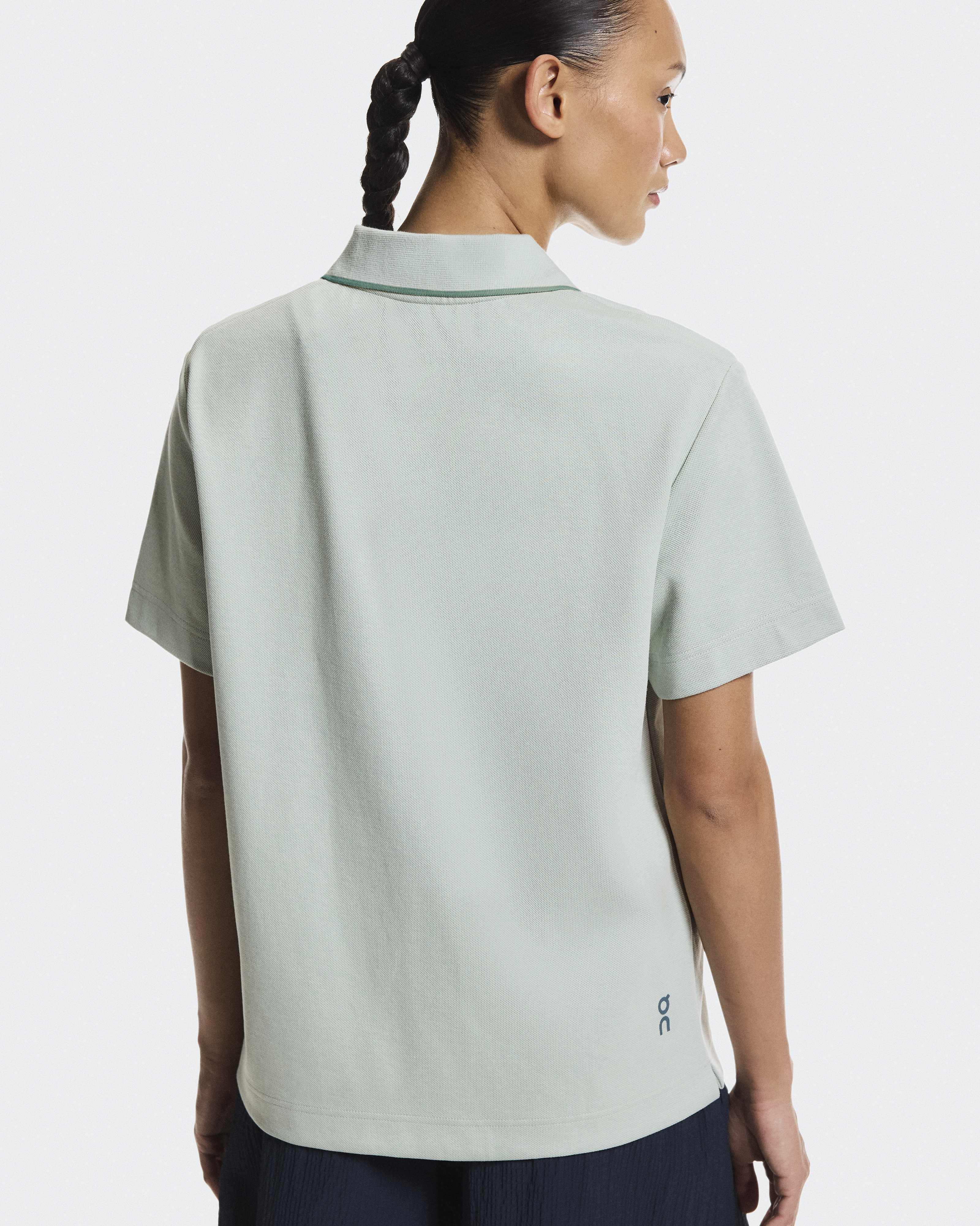Women's Courtside Polo | Green | On Belgium