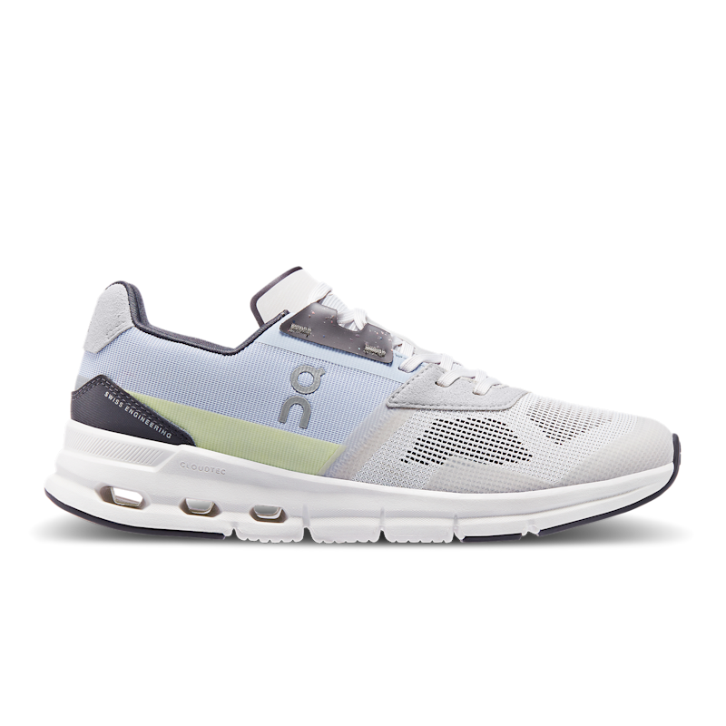 On Women's Cloudrift Lifestyle Shoe in Frost/Heather, Size: 40.5, Recycled Polyester ️