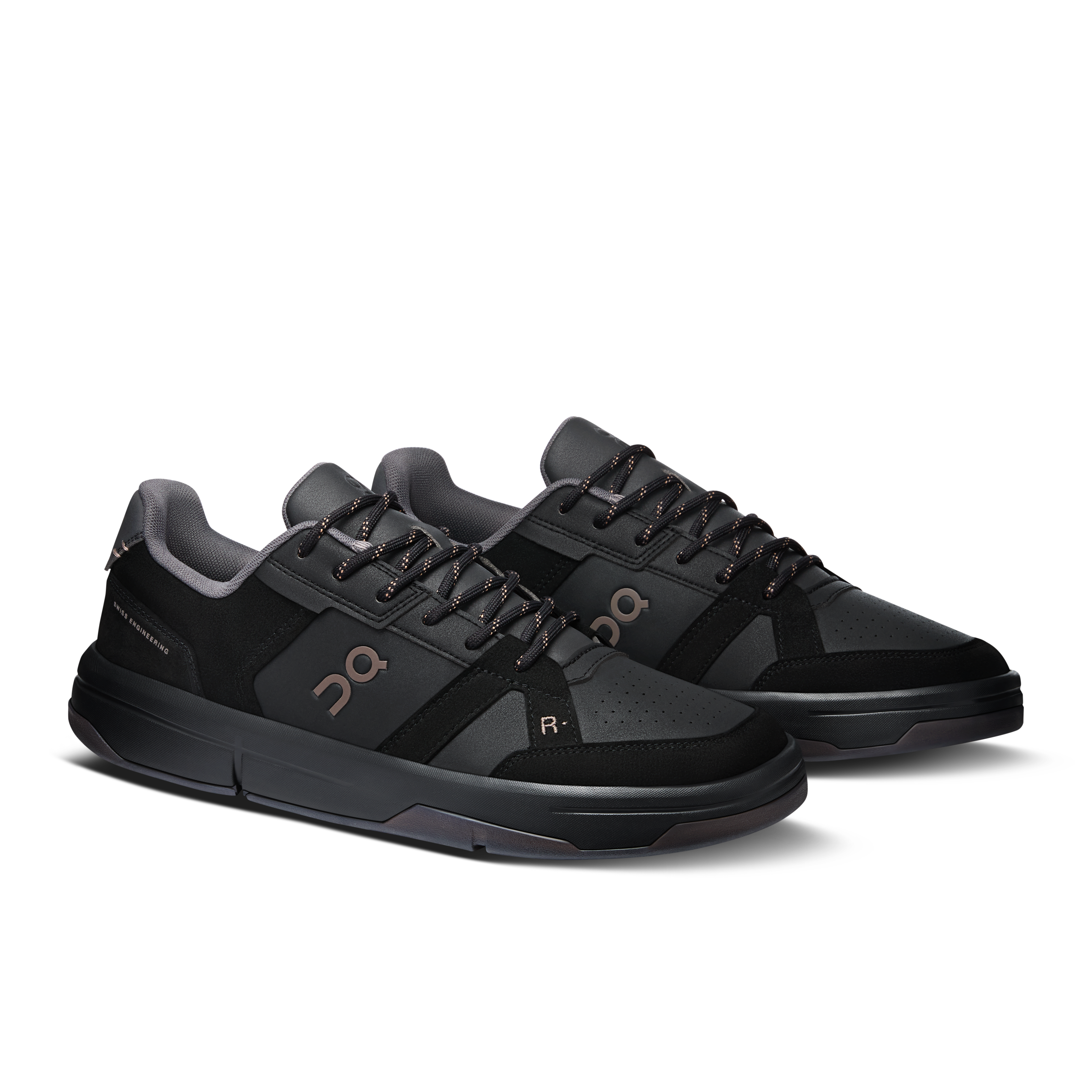 On THE ROGER Clubhouse Black & Ash Herren Aktiver Lebensstil Schuhe