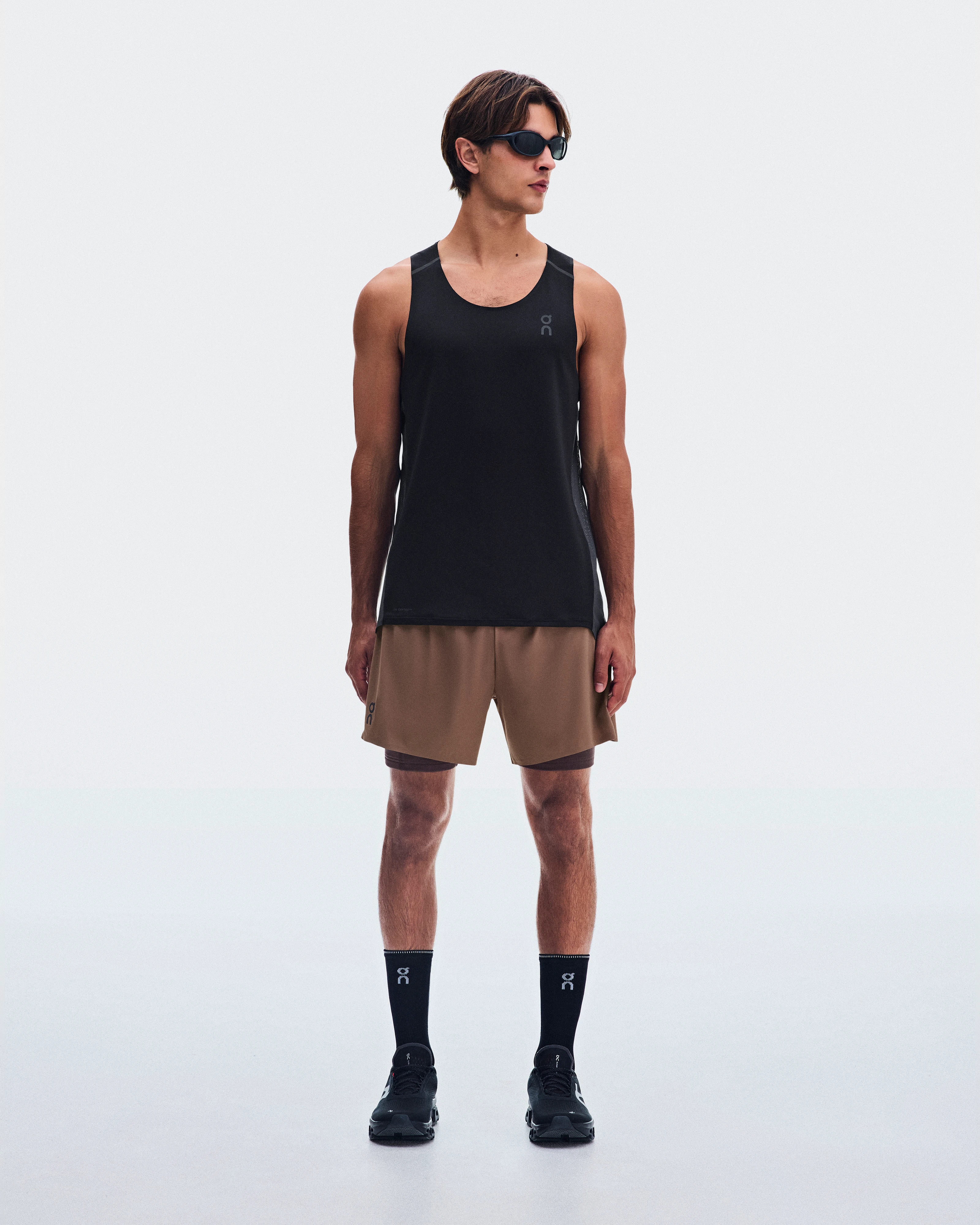 On 5" Performance 2/1 Shorts Acorn & Mulberry Men Shorts