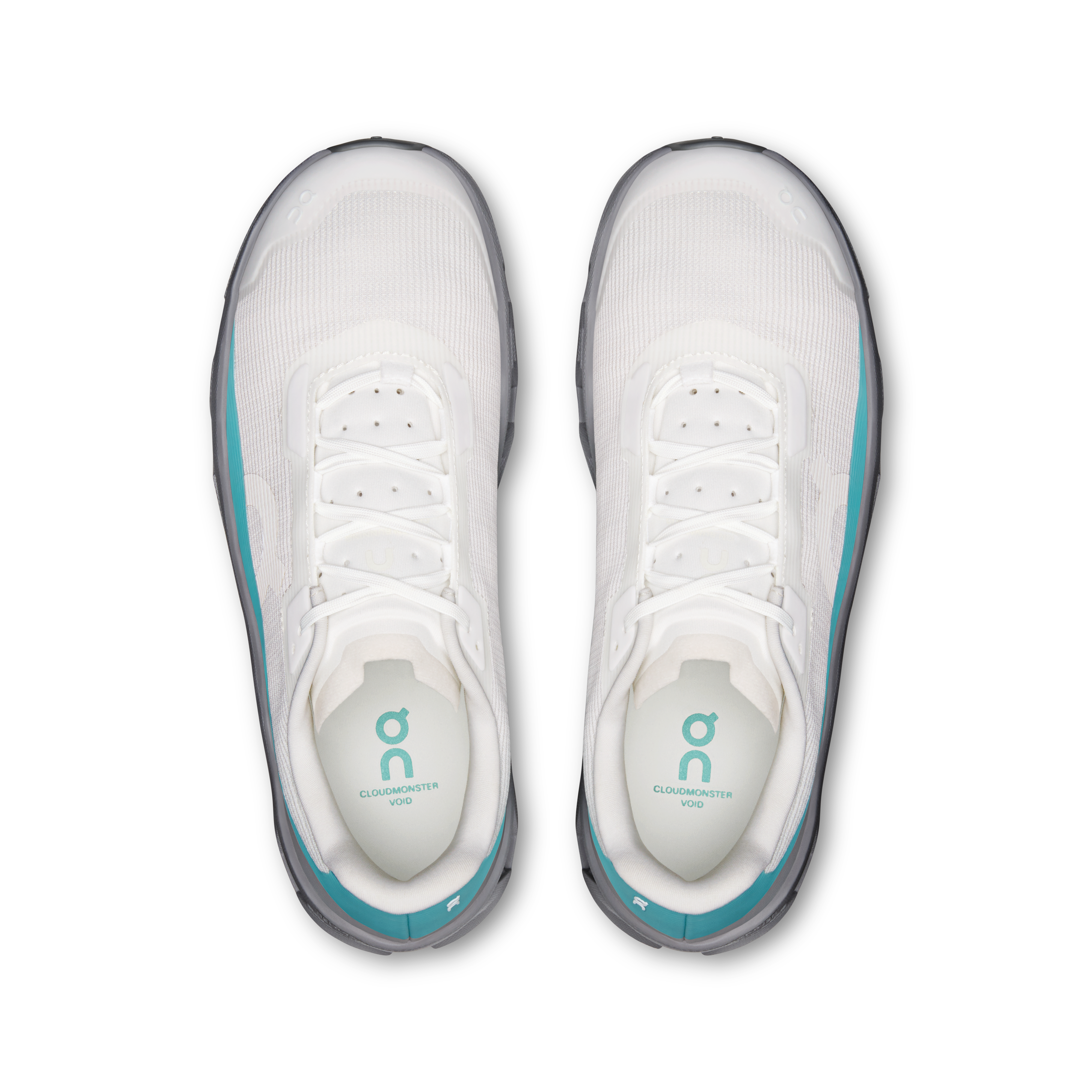 On Cloudmonster Void White & Aquamarine Women Active life Shoes