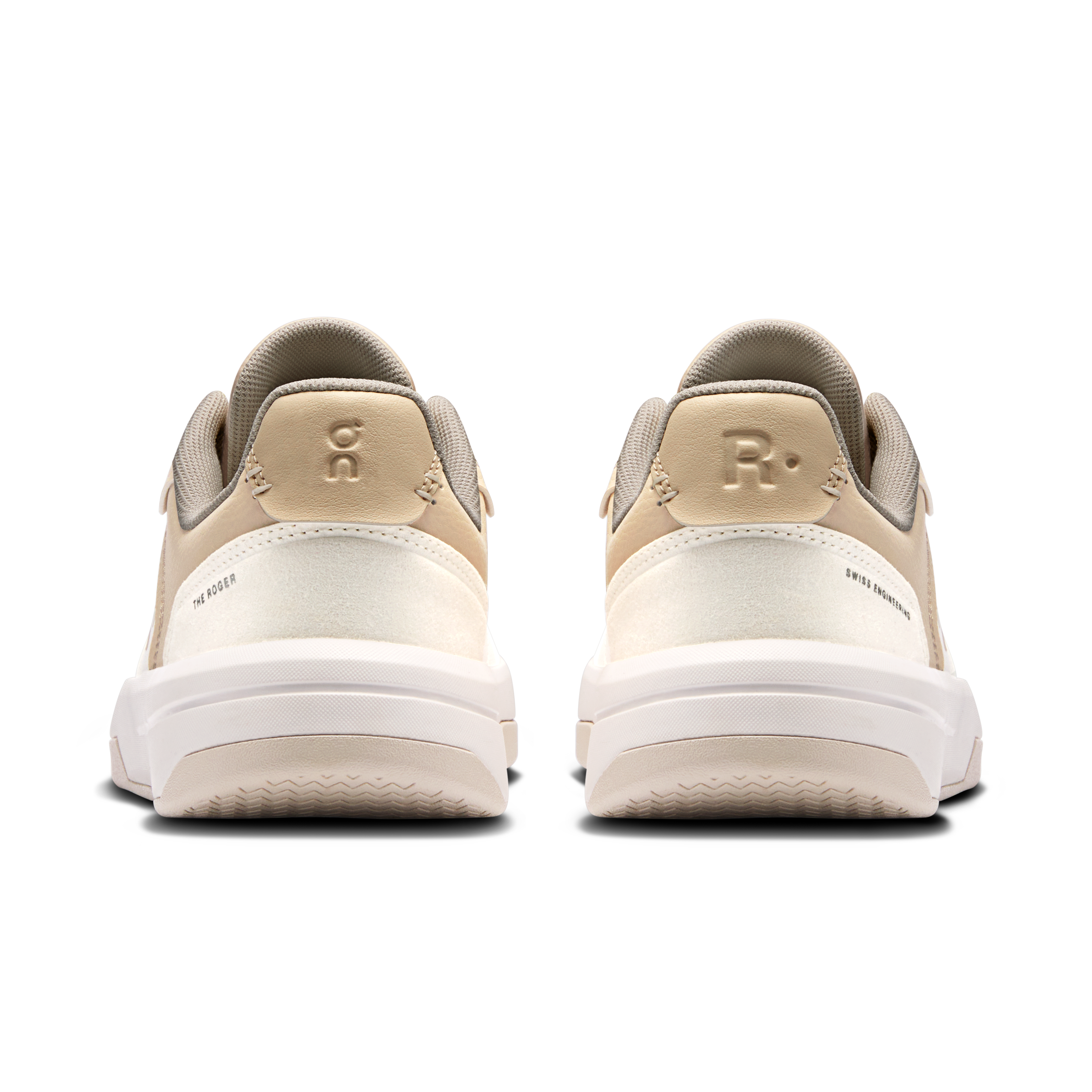 On THE ROGER Clubhouse White & Pearl Women Tennis Shoes