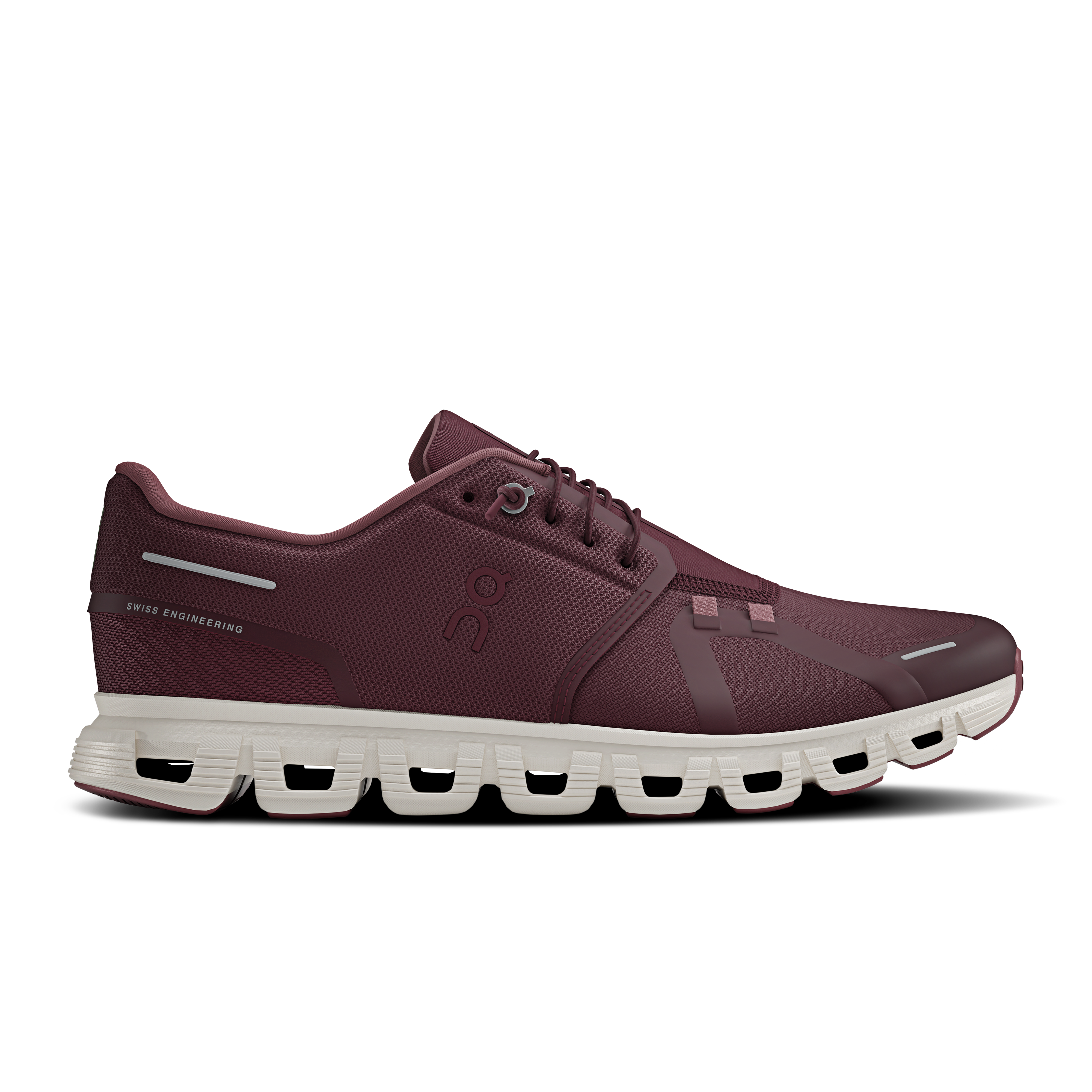 Cloud 6 Lifestyle Shoe in Maroon/Ivory
