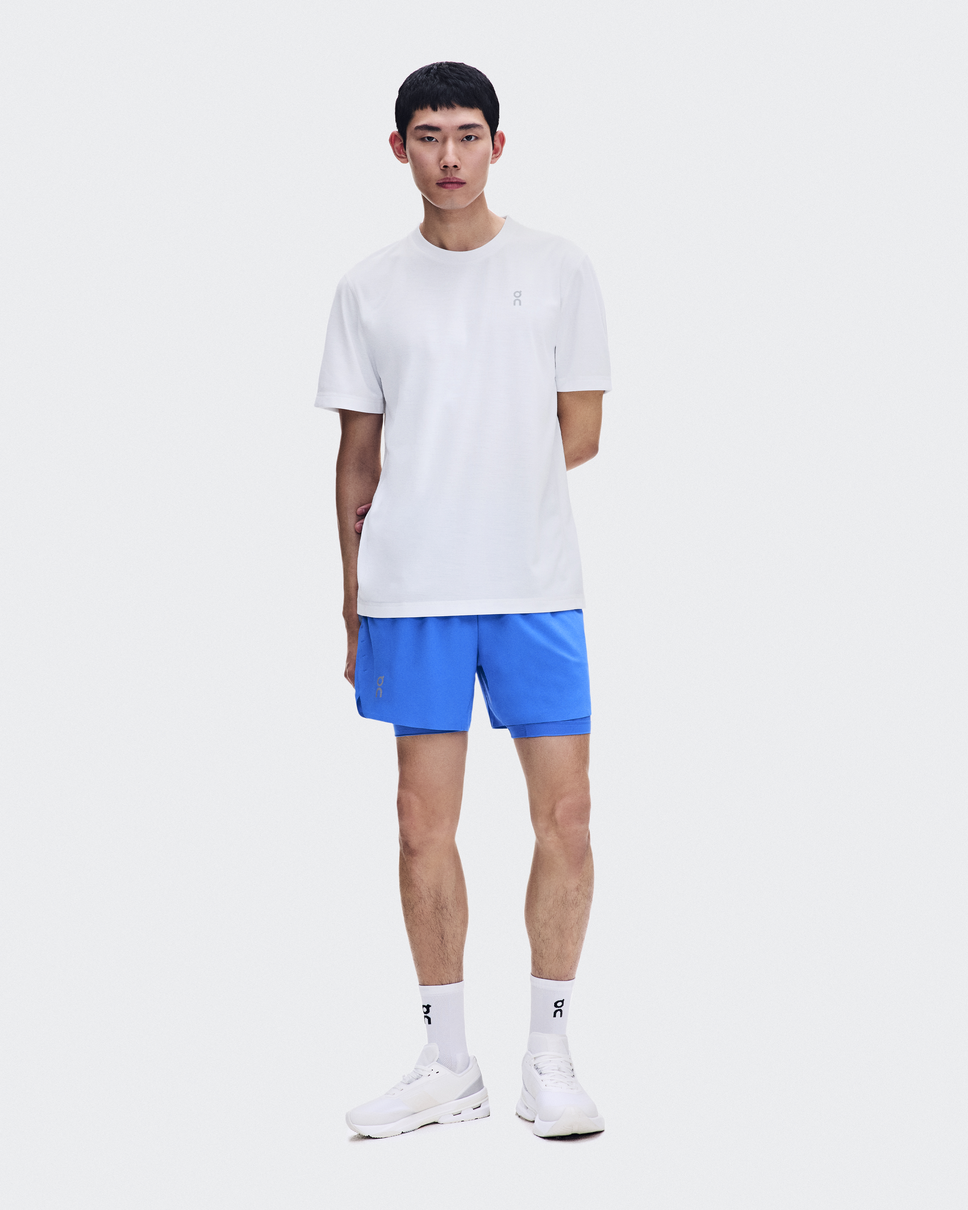 Train-T Short-Sleeve Shirt in White