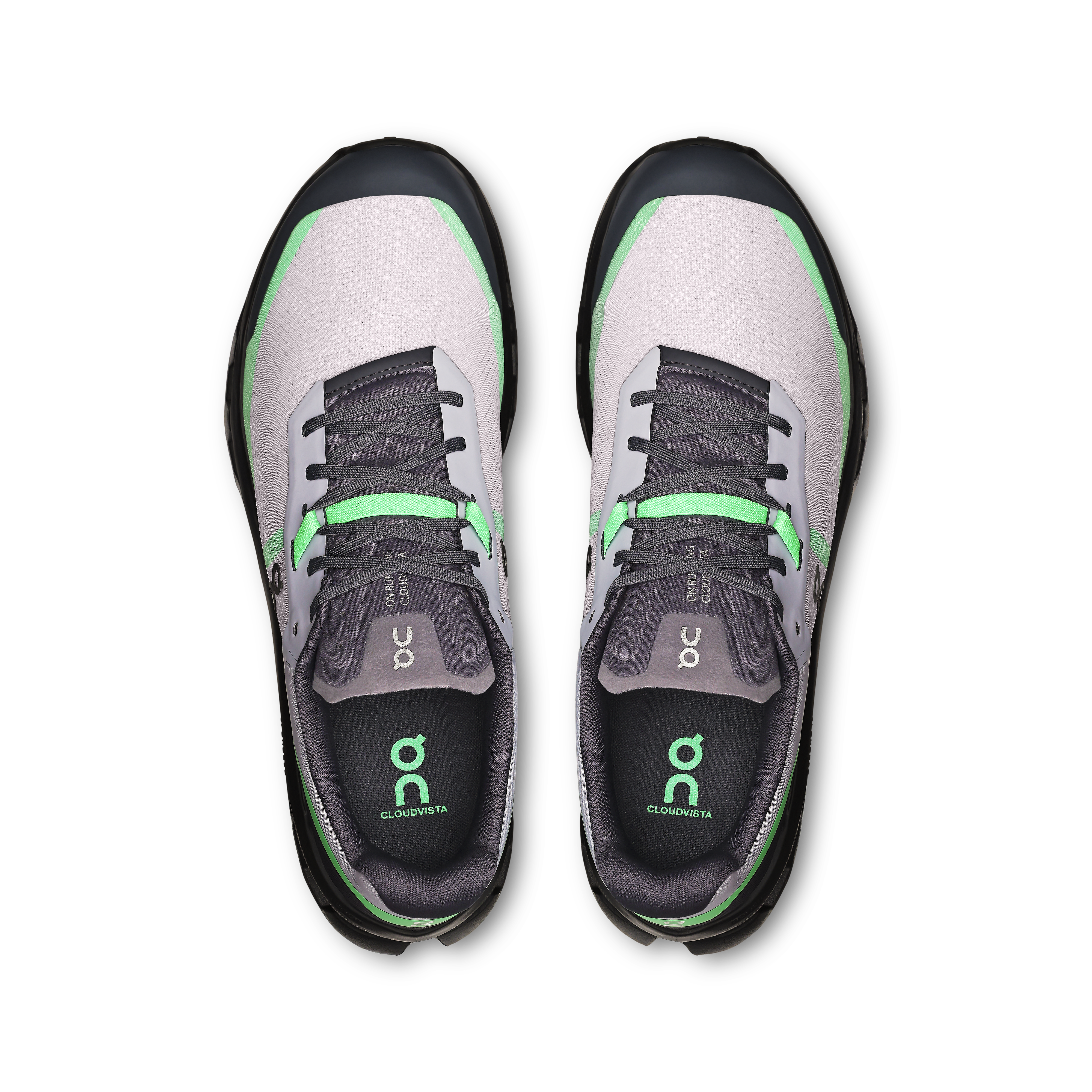 On Cloudvista 2 Lilac & Black Men Trail running Shoes