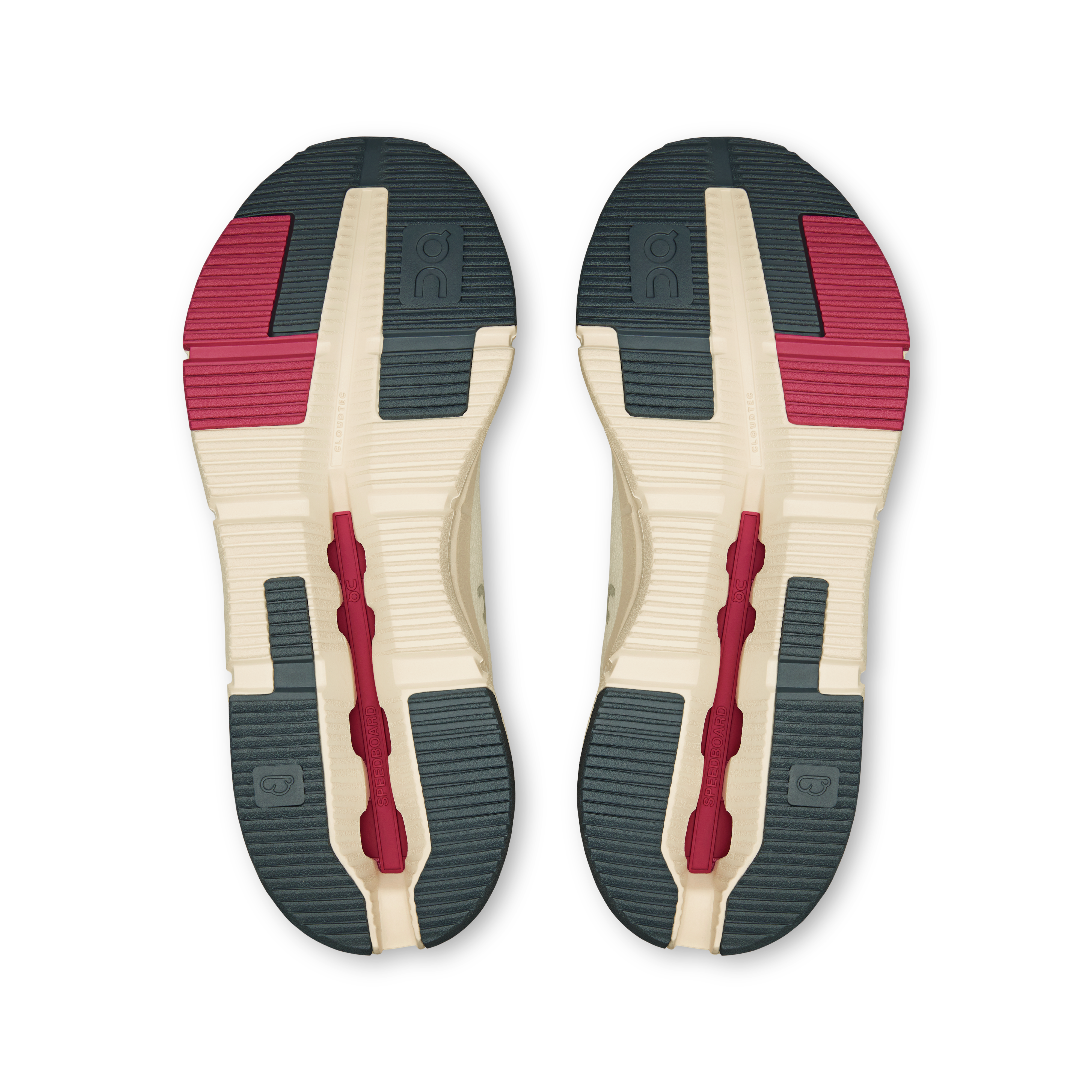 On Cloudnova 2 Ivory & Grenadine Women Active life Shoes