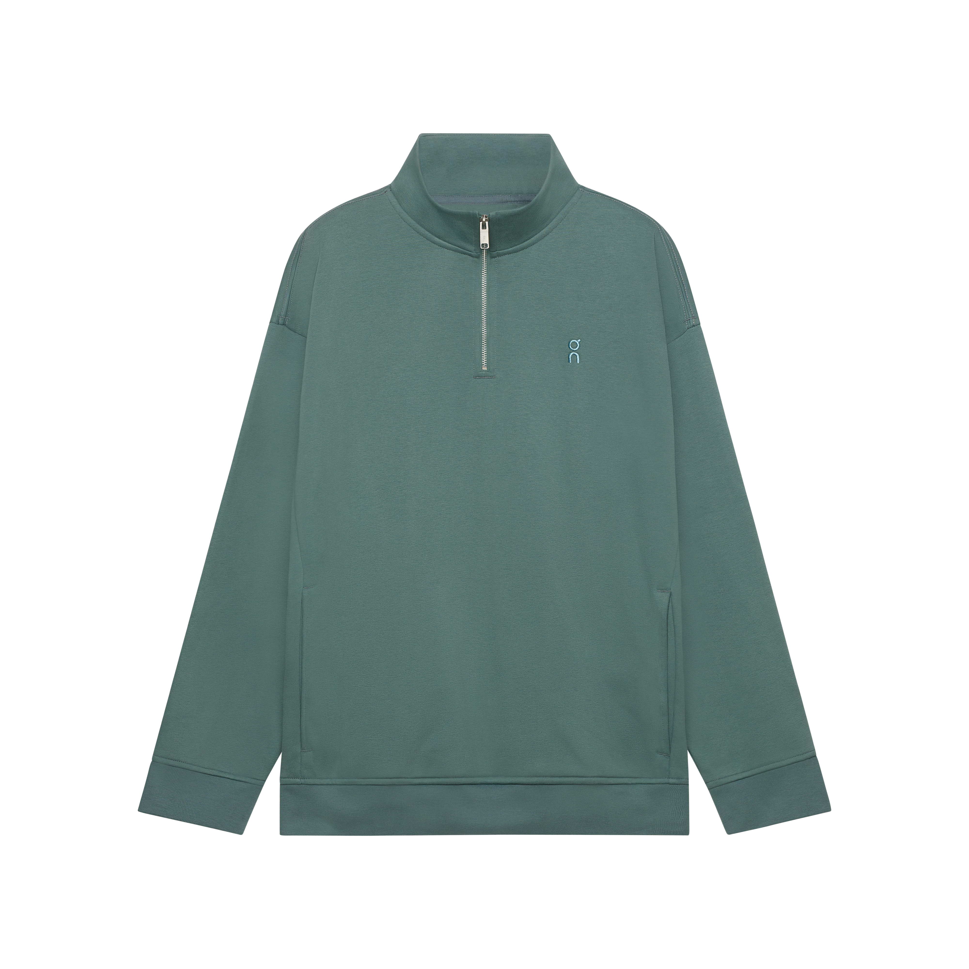 Club Collective 1/4 Zip Sweater in Tide