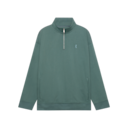 Club Collective 1/4 Zip Sweater in Tide
