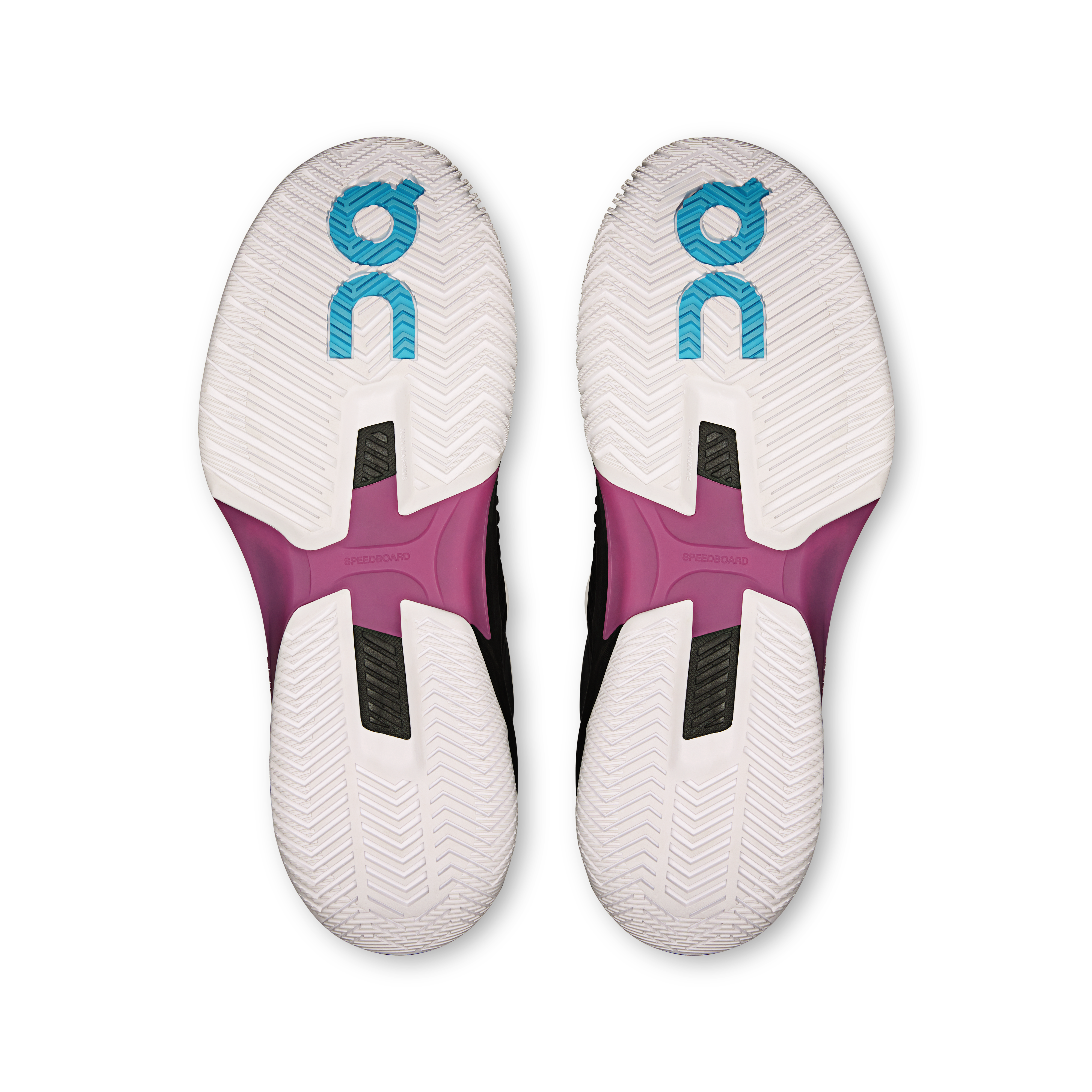 On THE ROGER Pro Fire Black & Pink Herren Tennis Schuhe