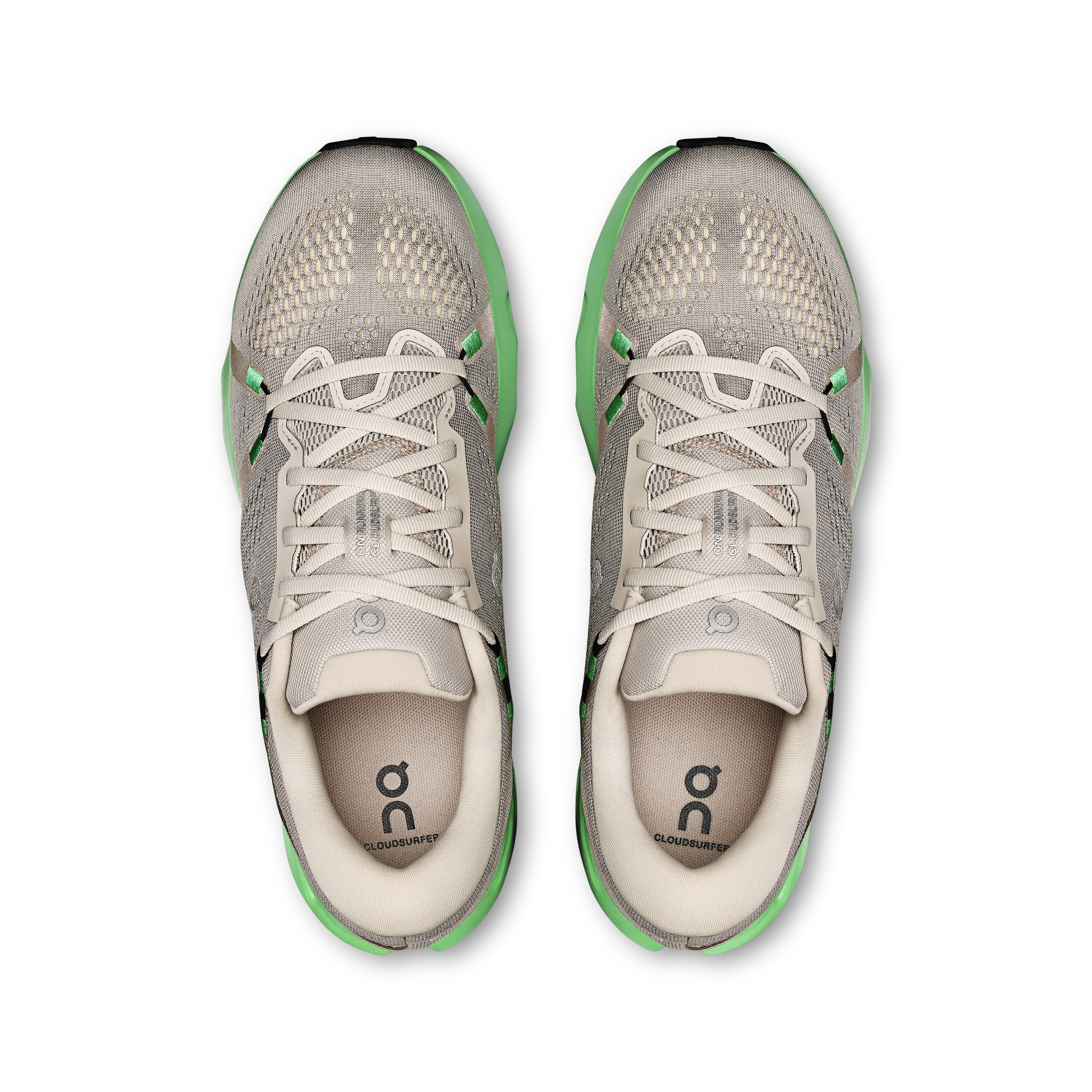 On Cloudsurfer 2 Truffle & Honeydew Herren Strassenlauf Schuhe