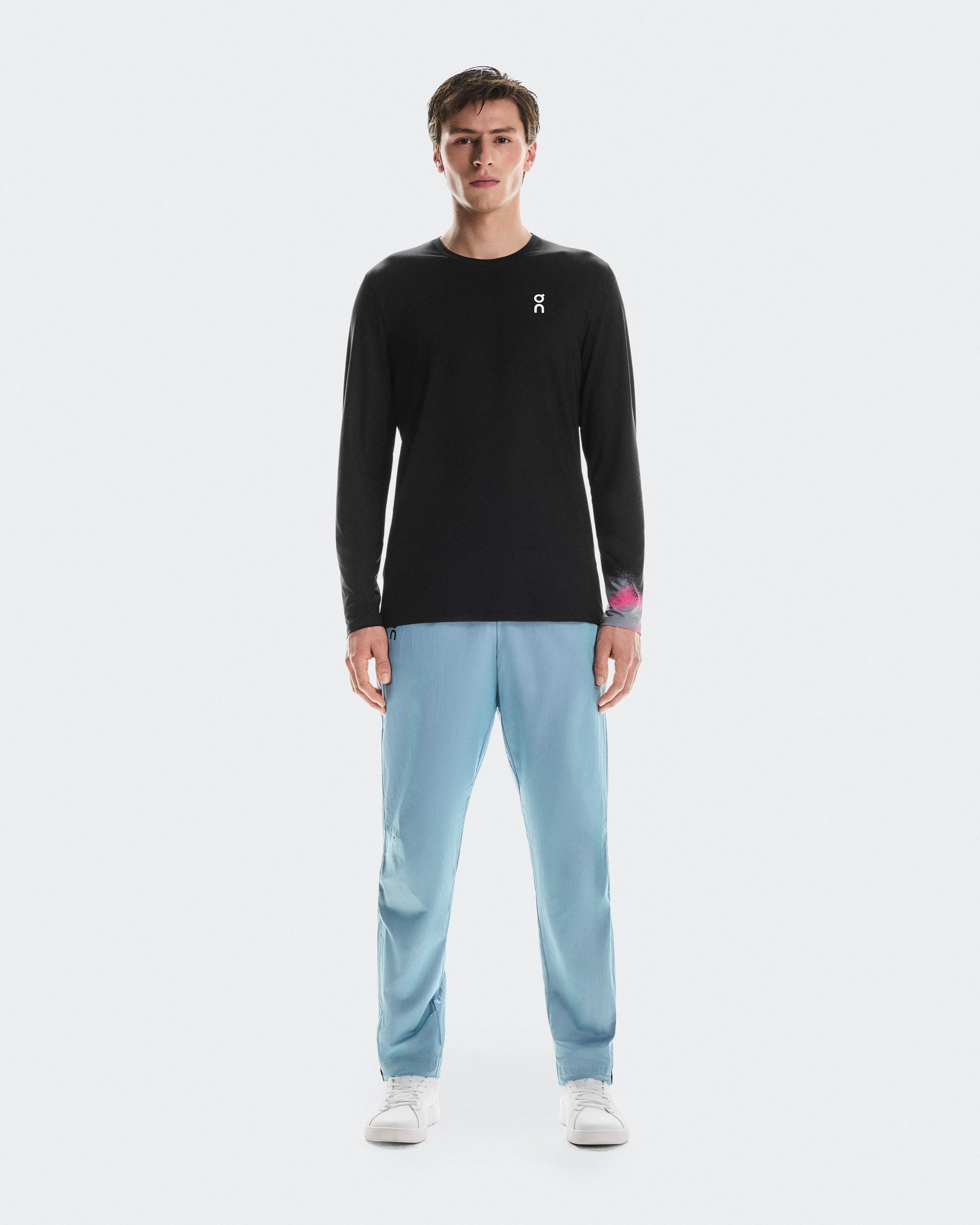 On Court Long-T Black & Rock Men Tops and t-shirts