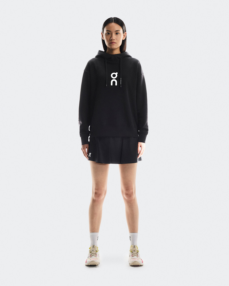On Club Hoodie Tennis für Frauen in Black, Größe: Medium, Polyester