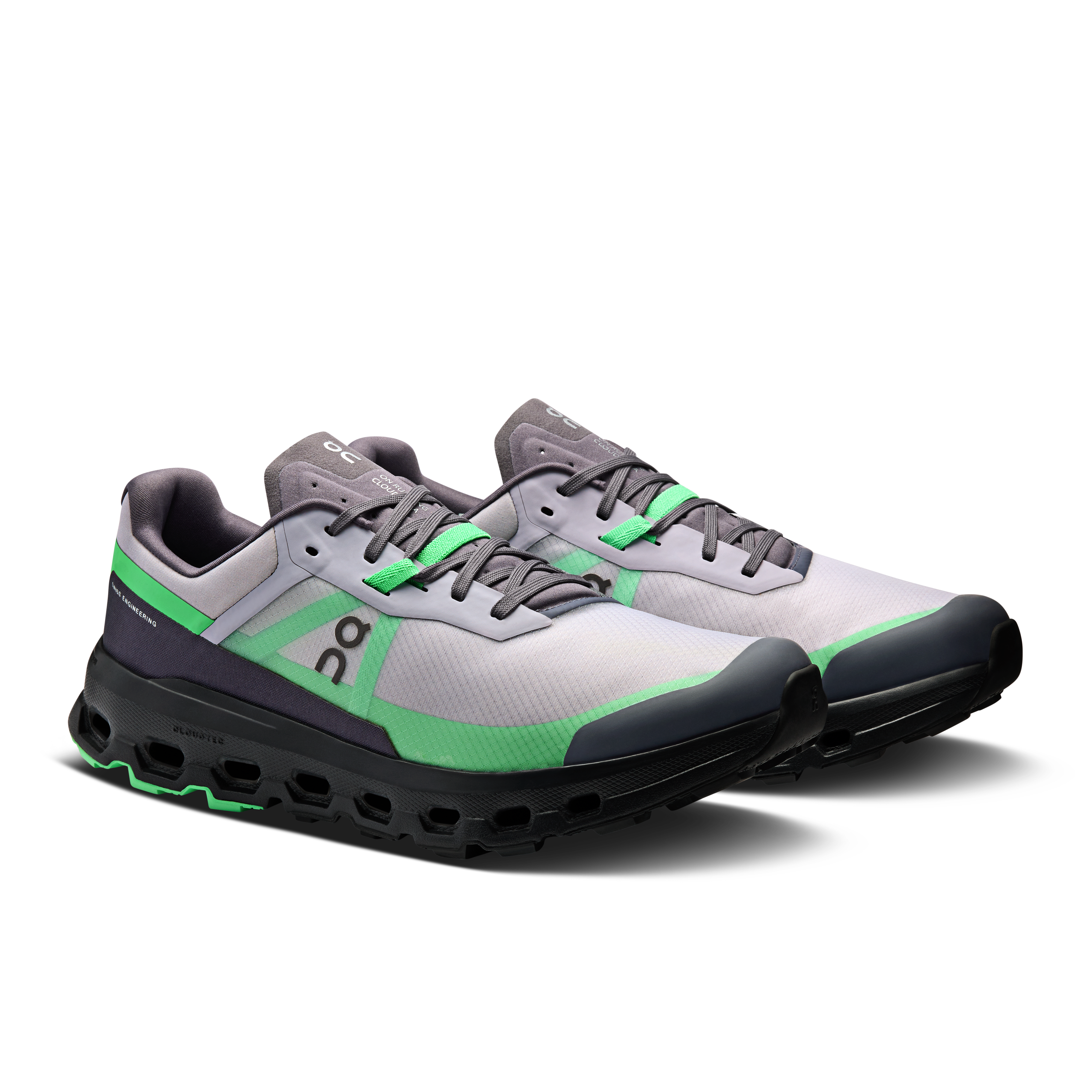 On Cloudvista 2 Lilac & Black Men Trail running Shoes