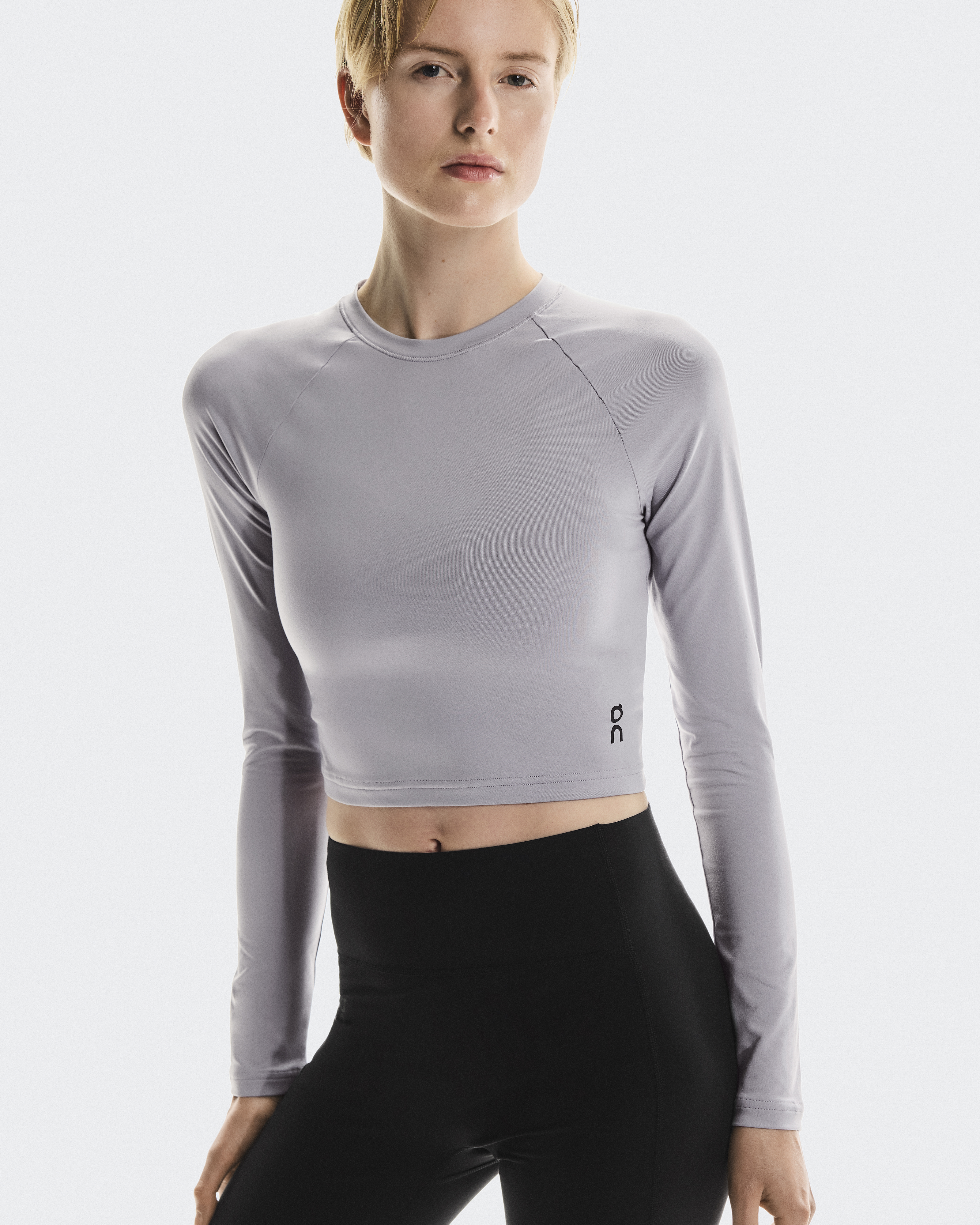 Women's Studio Long-T Crop | Pink | On Finland