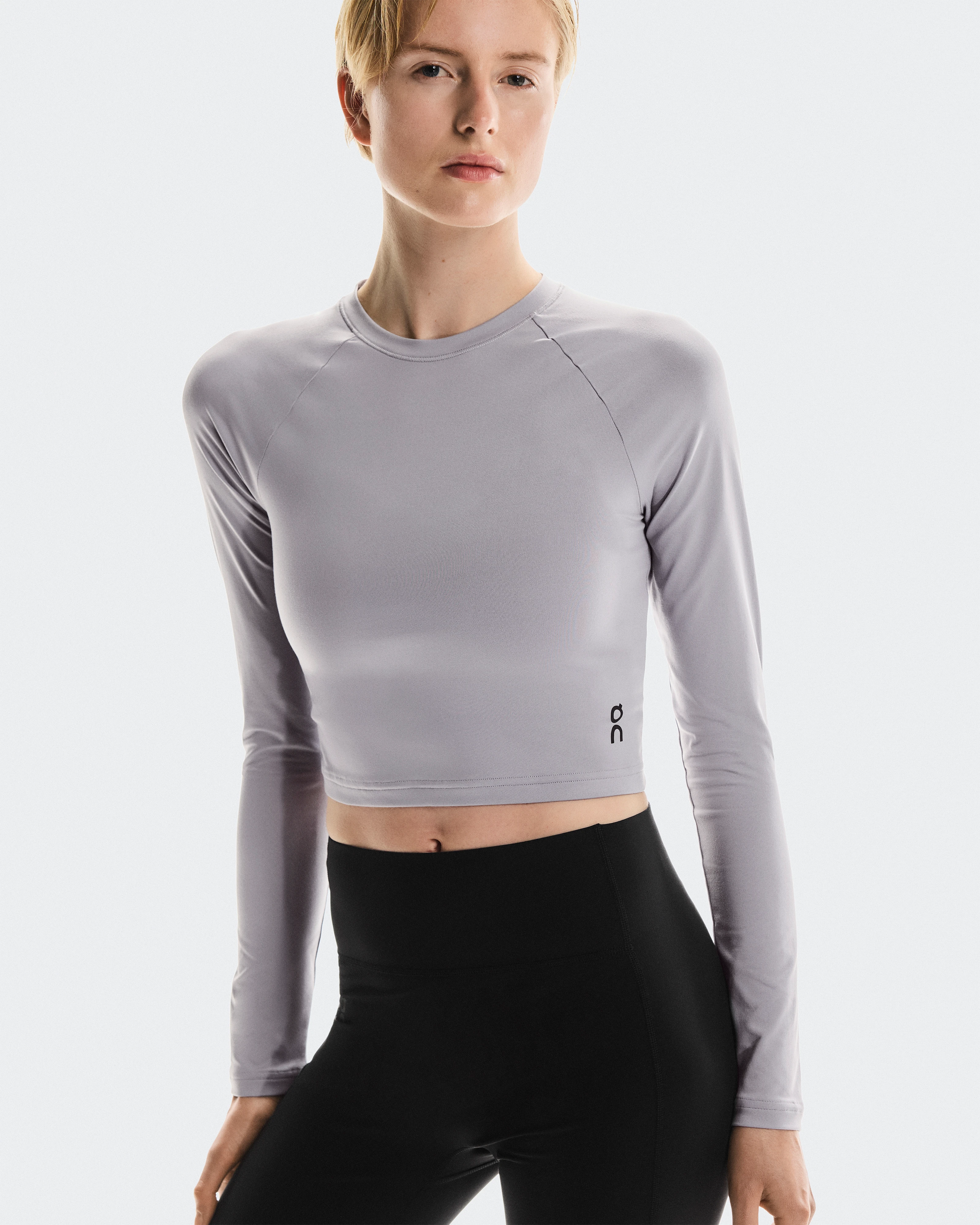 On Studio Long-T Crop Lilac Women Tops and t-shirts