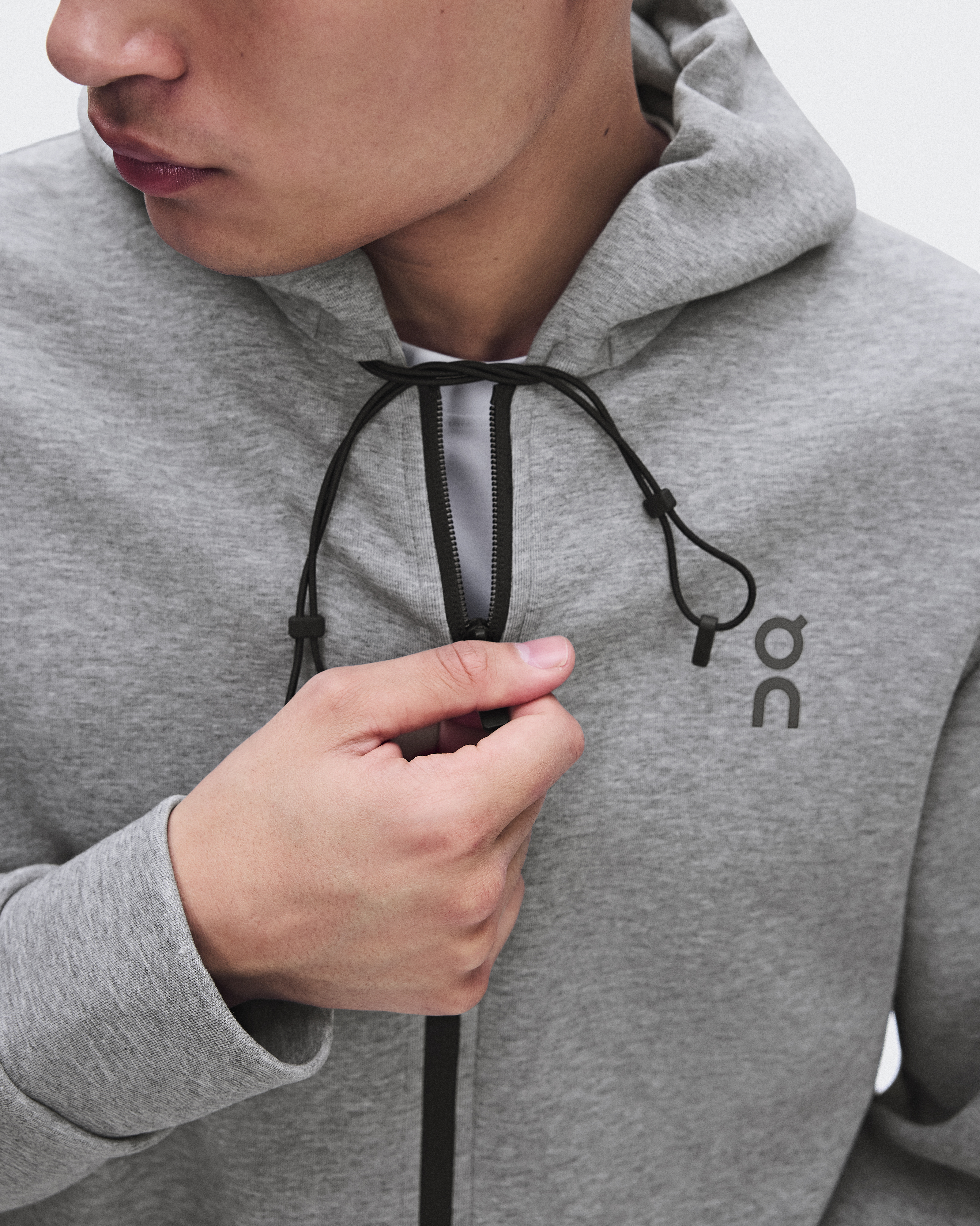 Men's Focus Tech Zip Hoodie | Grey | On United States