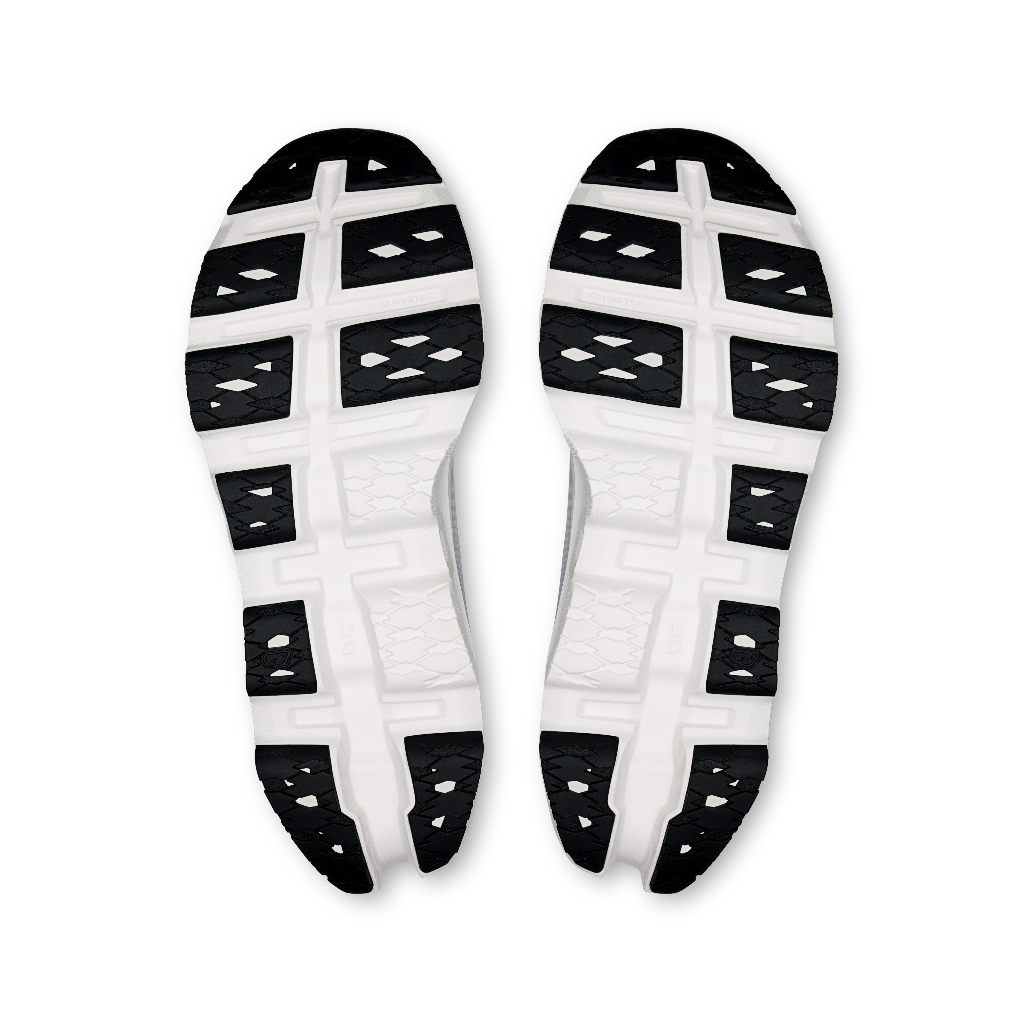 On Cloudmonster 3 White & White Femme Running sur route Chaussures