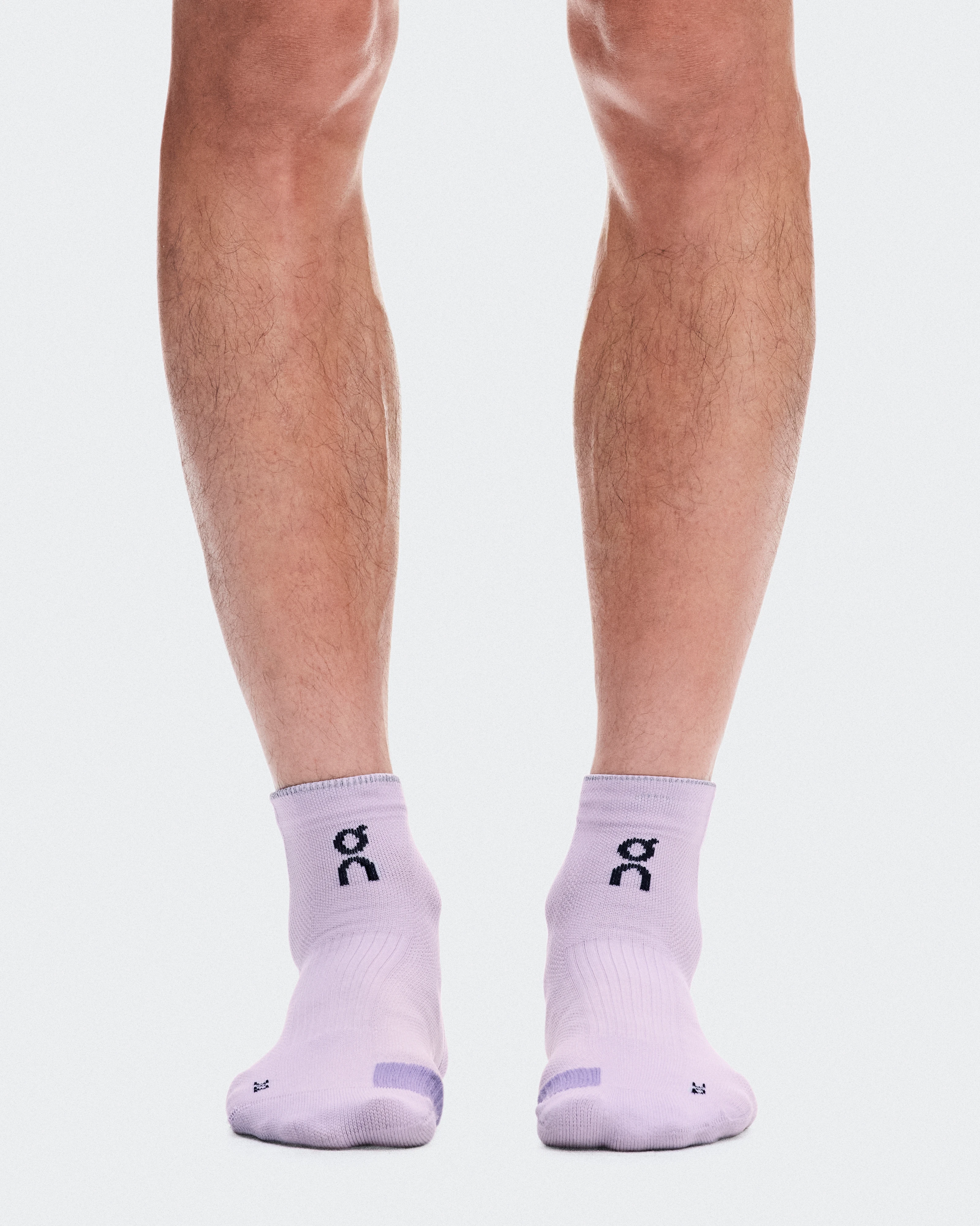 On Performance Run Sock Mid Foxglove & Mallow Unisex Socks