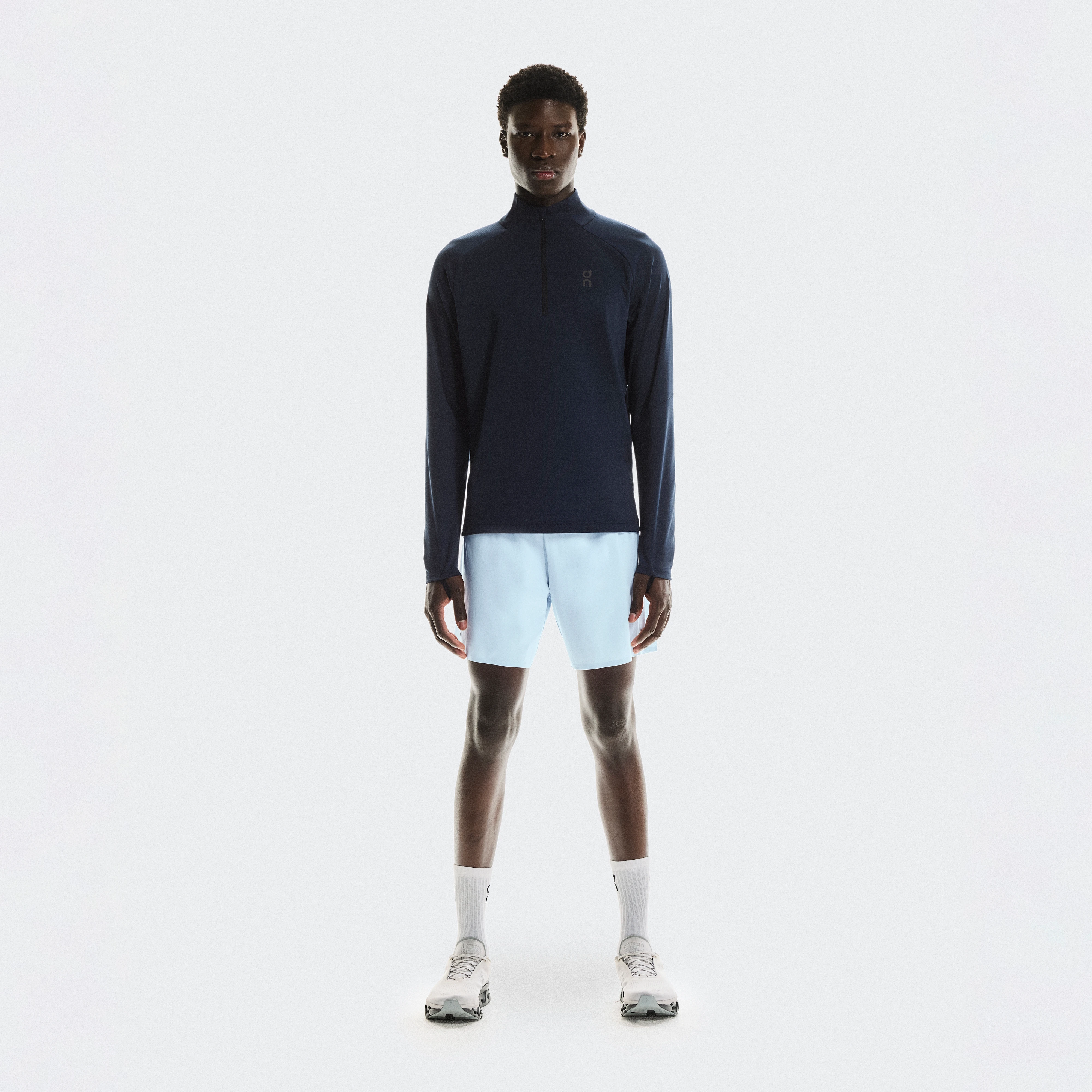 On 7" Performance Shorts Blue Men Men – Performance running, lightweight, sweat-wicking Shorts