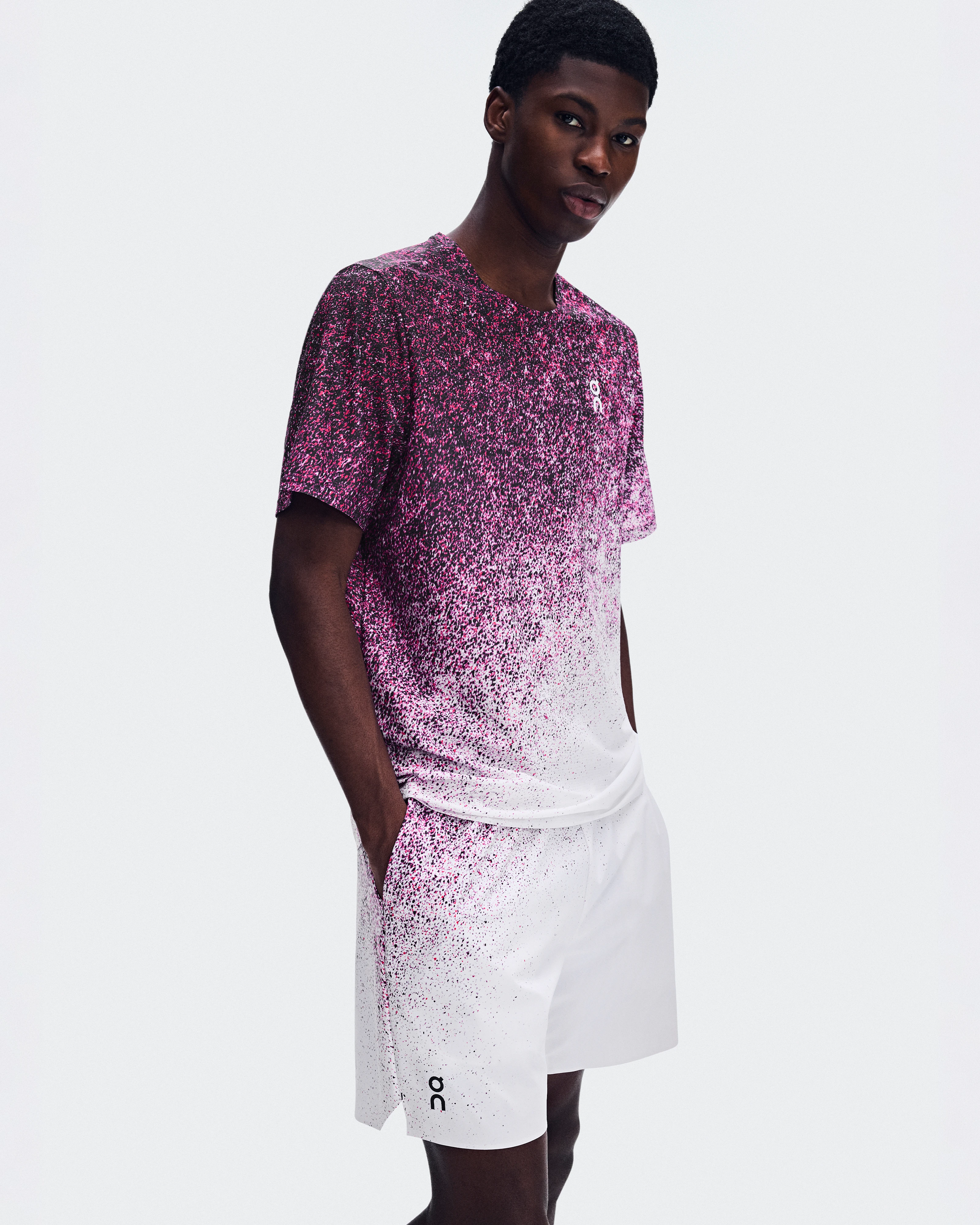 On 7" Court Shorts Fade Nebula & White Men Shorts