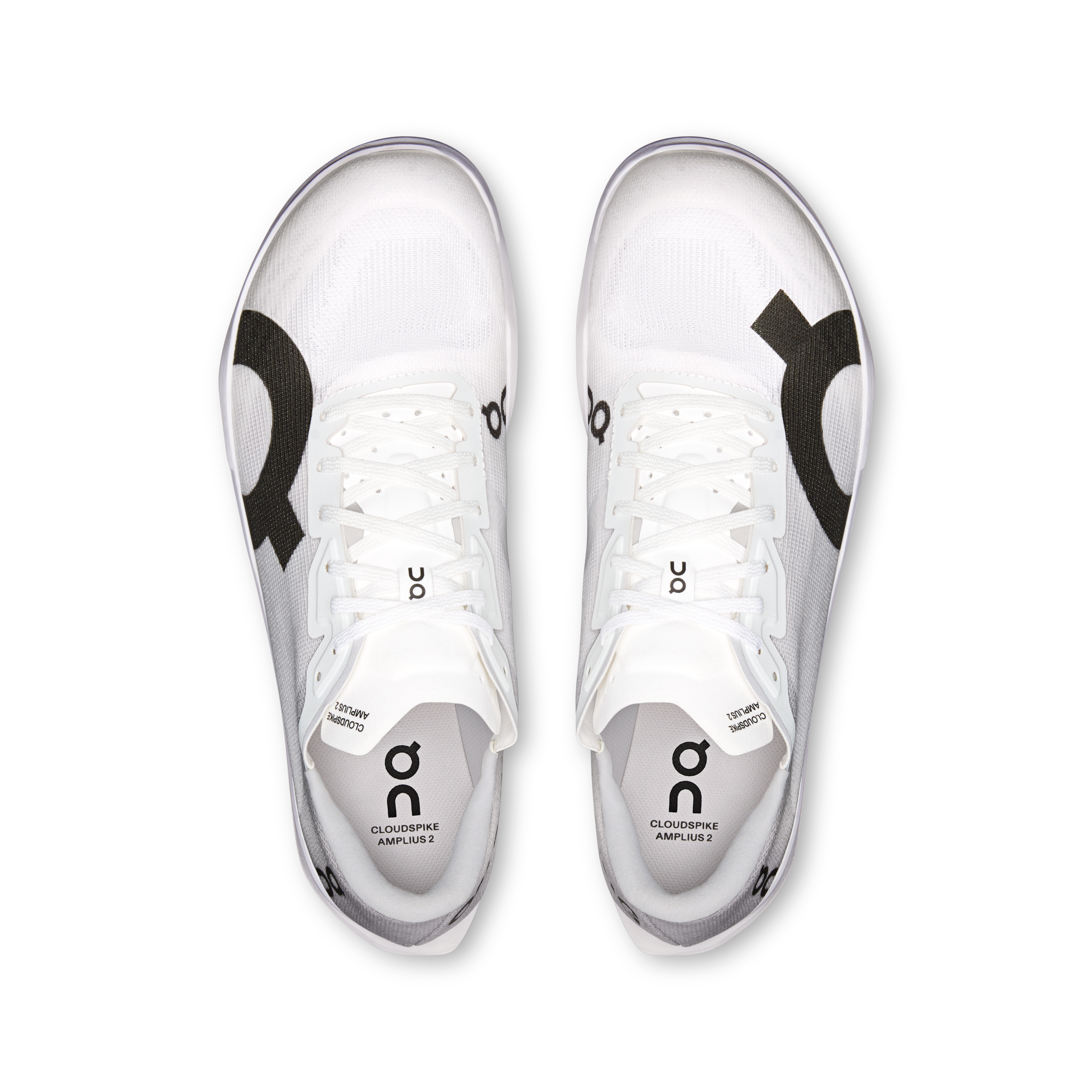 On Cloudspike Amplius 2 White & Frost Women – Long distance track running, fast-feeling ride Shoes
