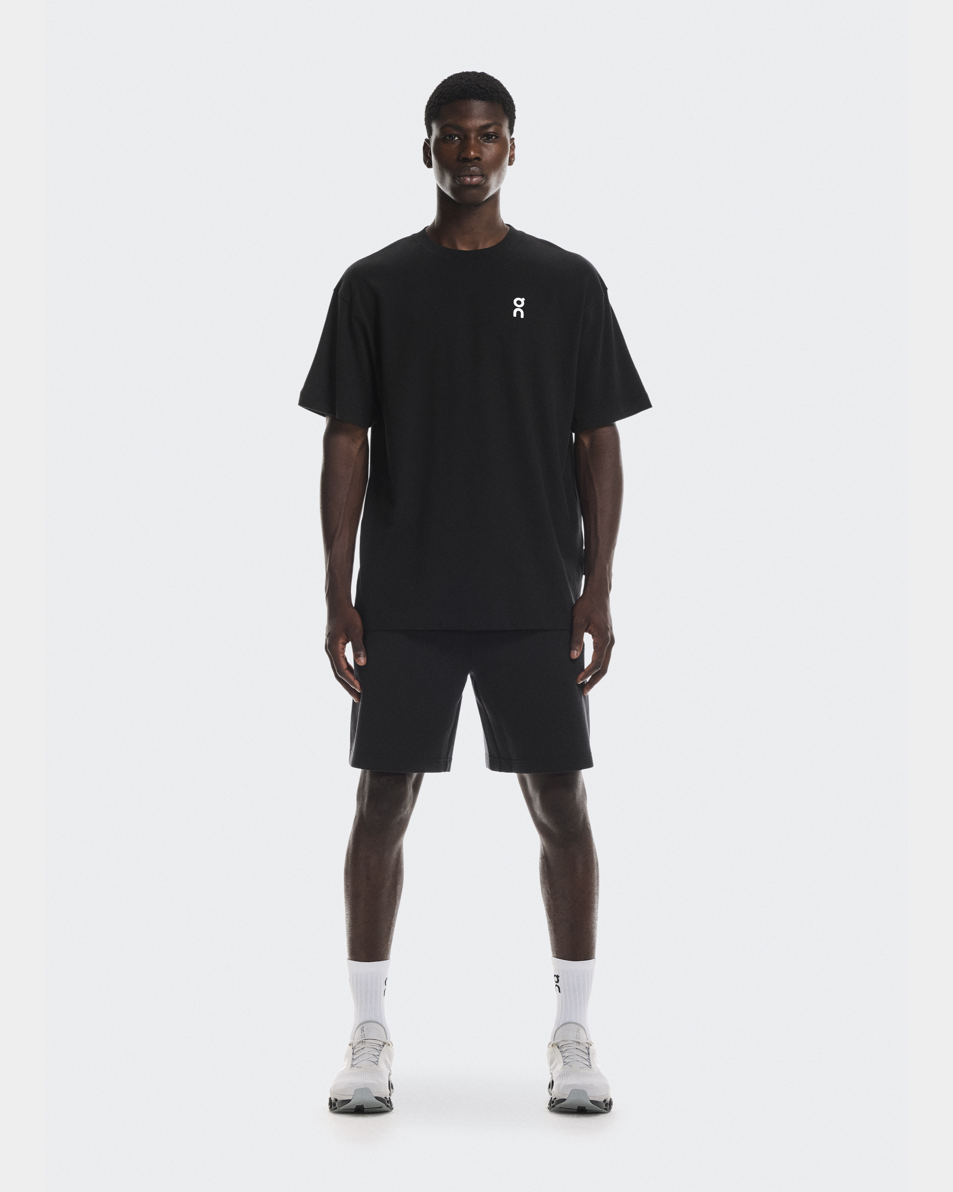 On Focus Tech Shorts para Hombre en Black, Talla: XS, Polyester