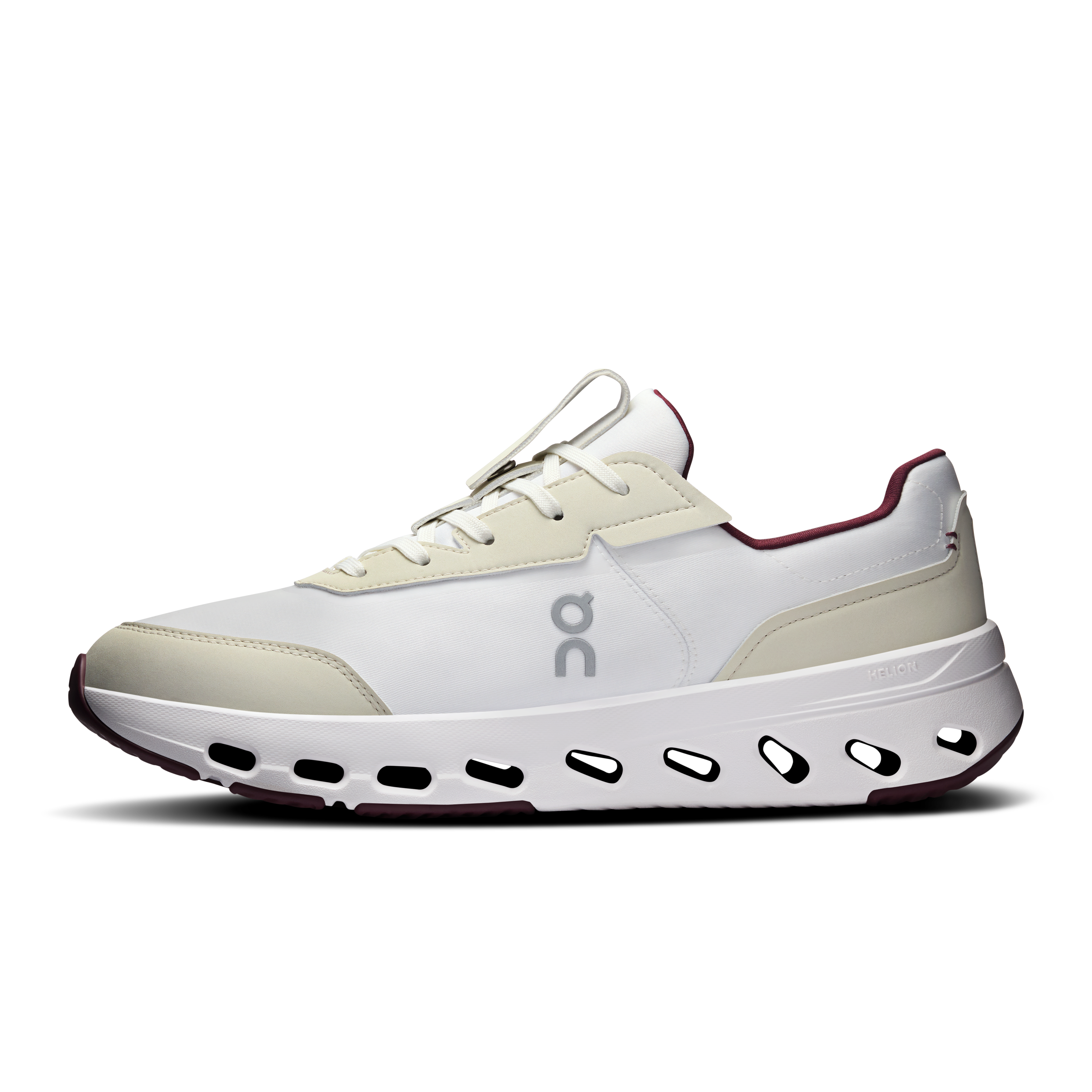 On THE ROGER Wildcard Ivory & Maroon Men Active life Shoes