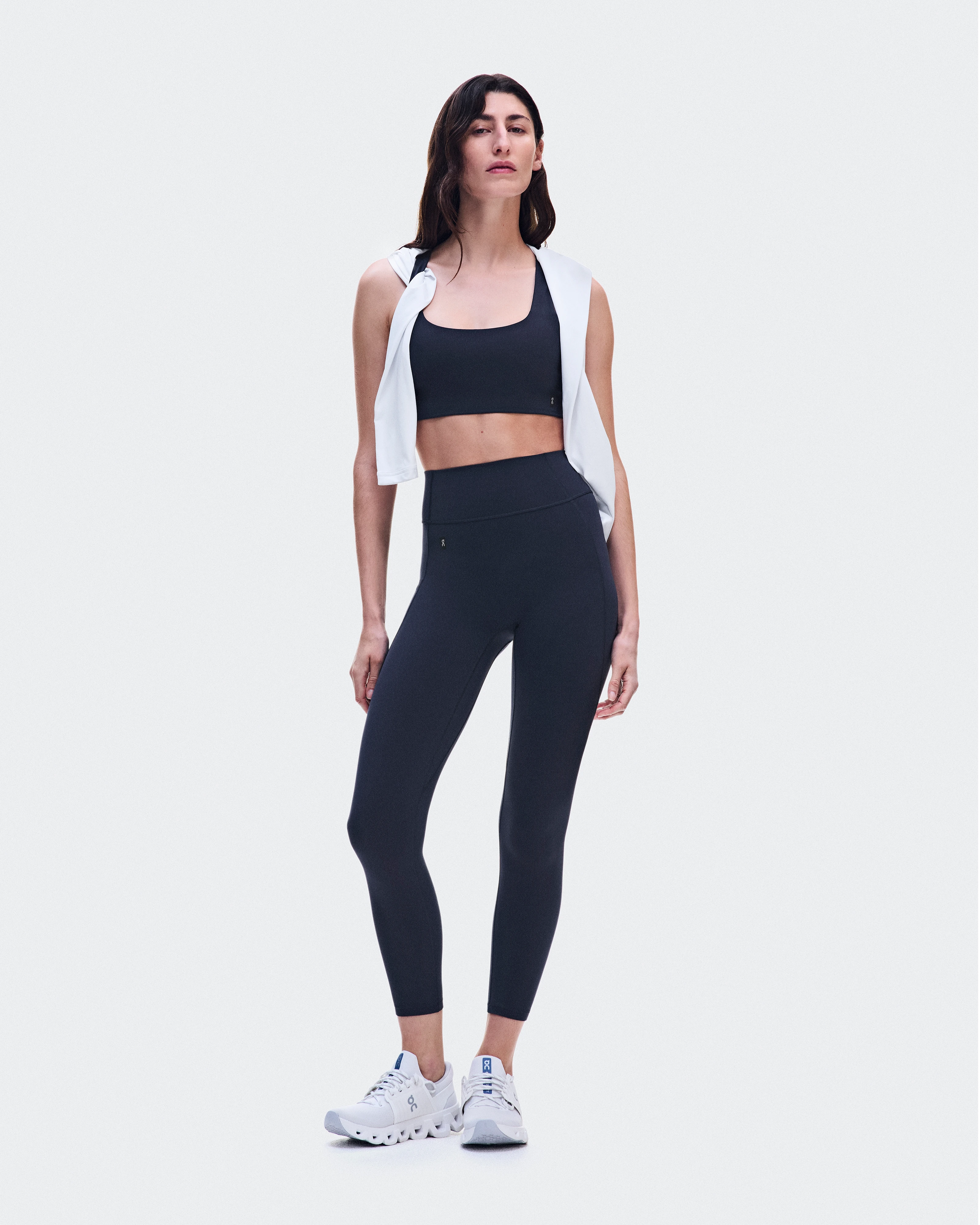 On Studio Leggings 7/8 Navy Damen Tights & Leggings