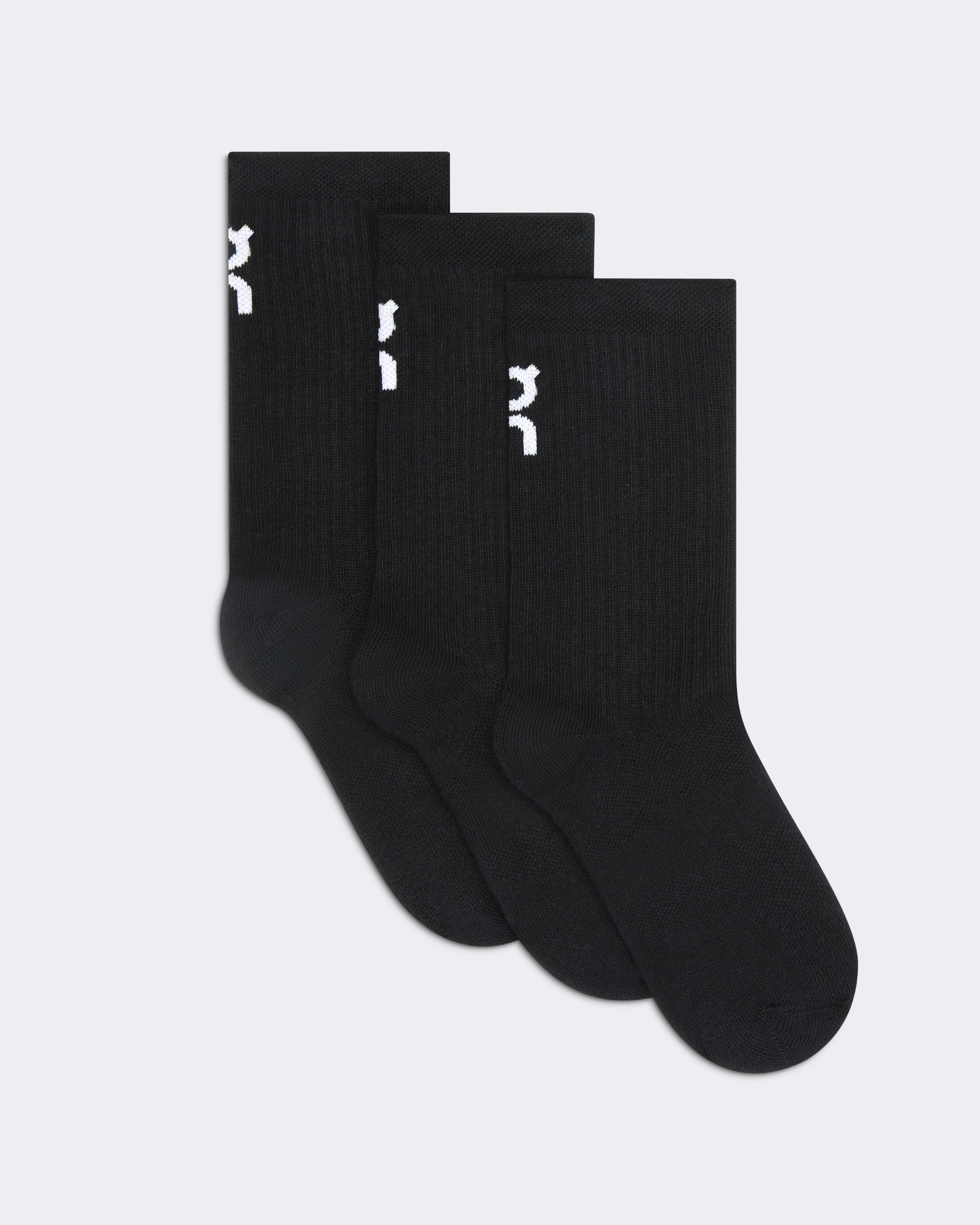 On Logo Sock High 3P Kids Black Kids Socks