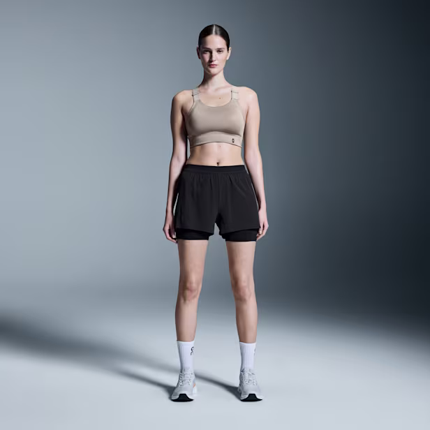3" Performance 2/1 Shorts in Black