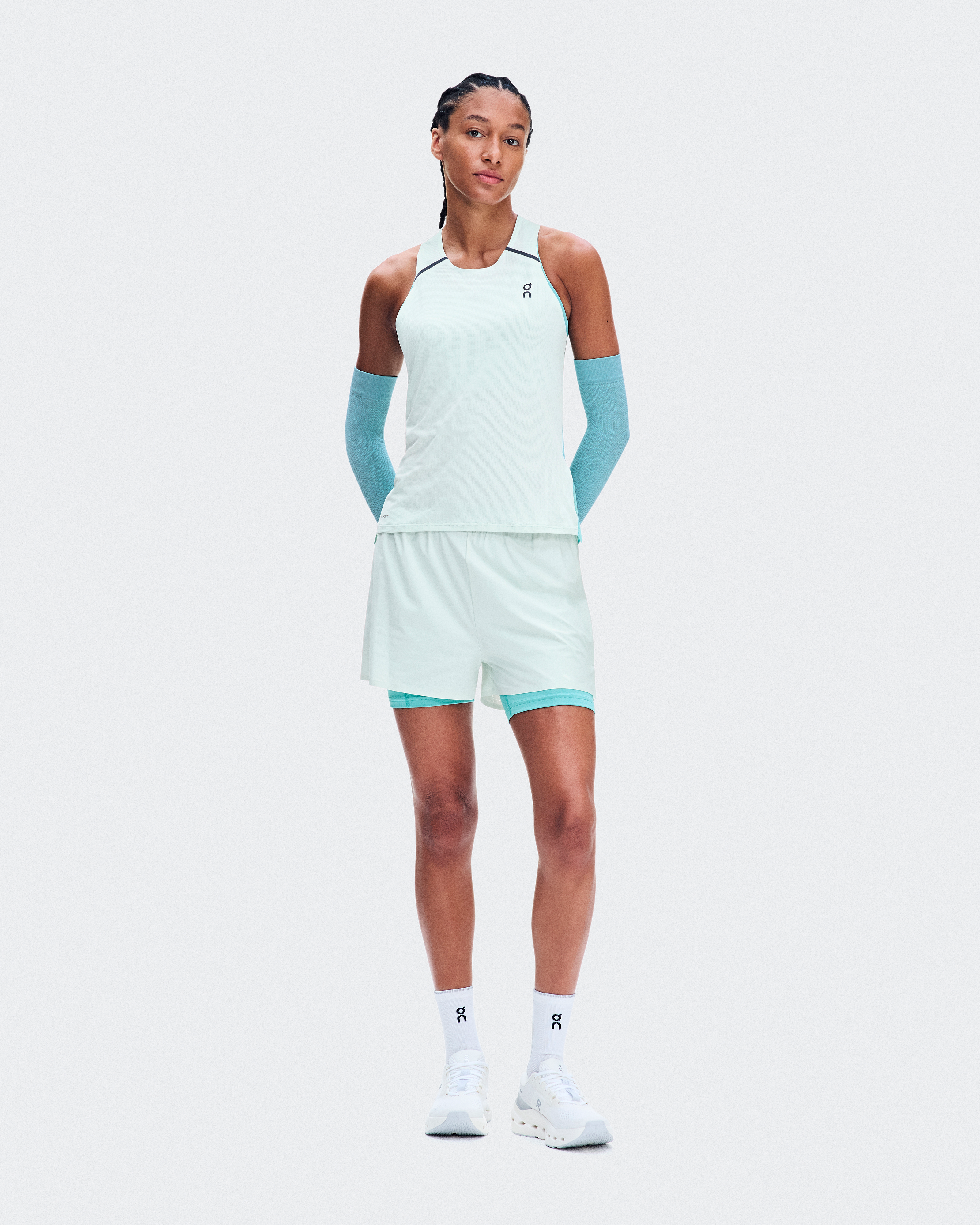 Performance TankWomen / Flurry | Aquamarine / L