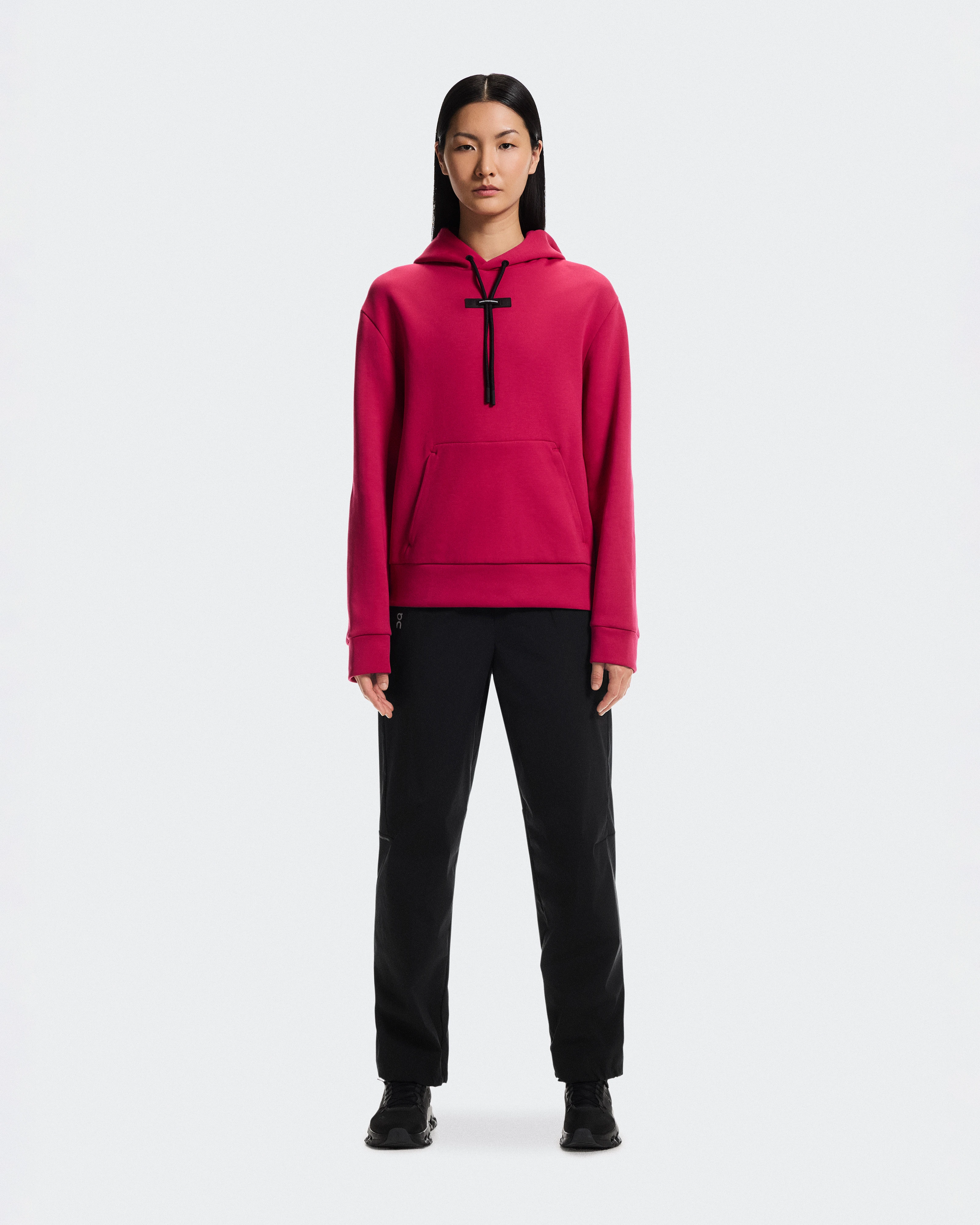 On Focus Tech Hoodie Grenadine Women Hoodies and sweatshirts