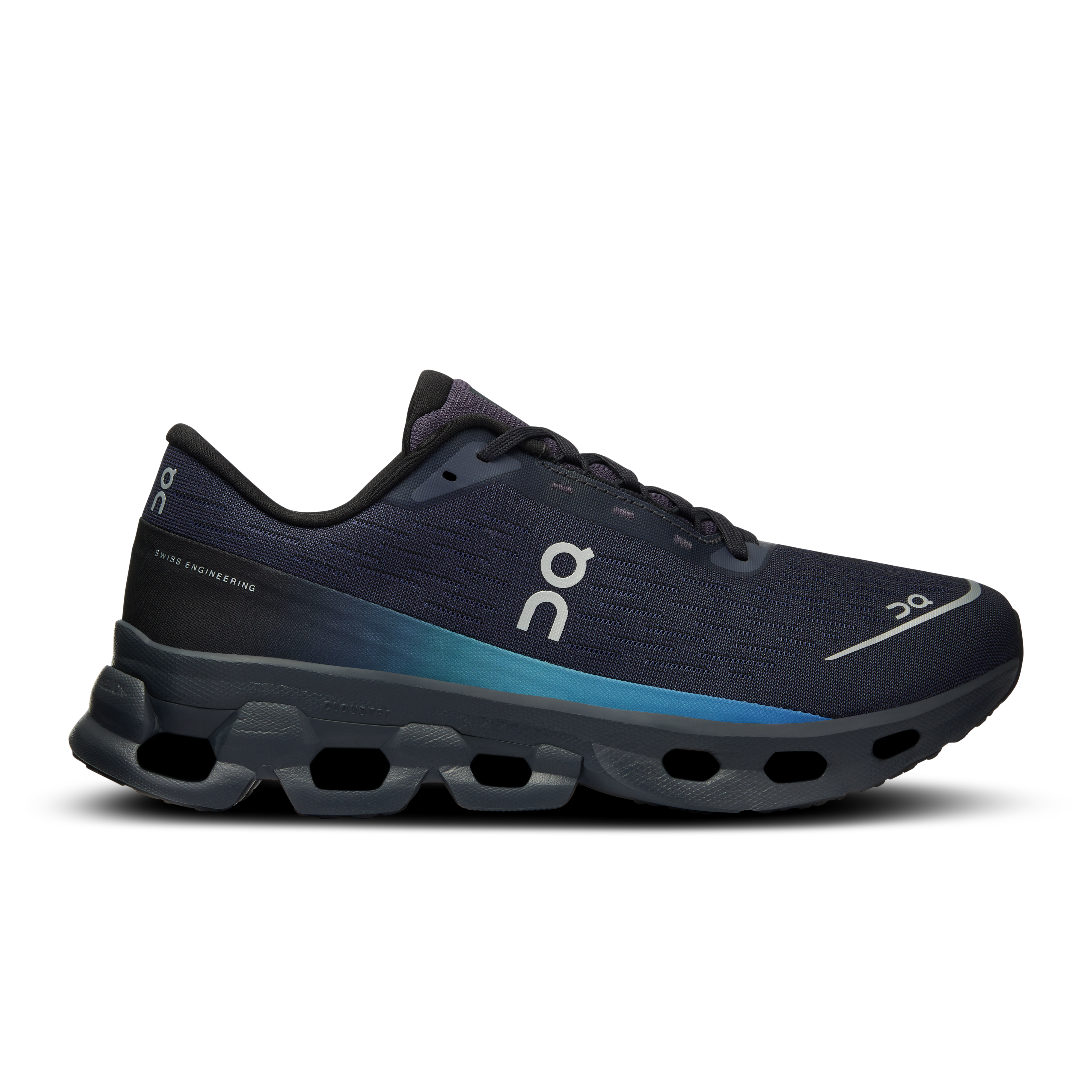 Cloudspark Road Running Shoe in Black/Blueberry