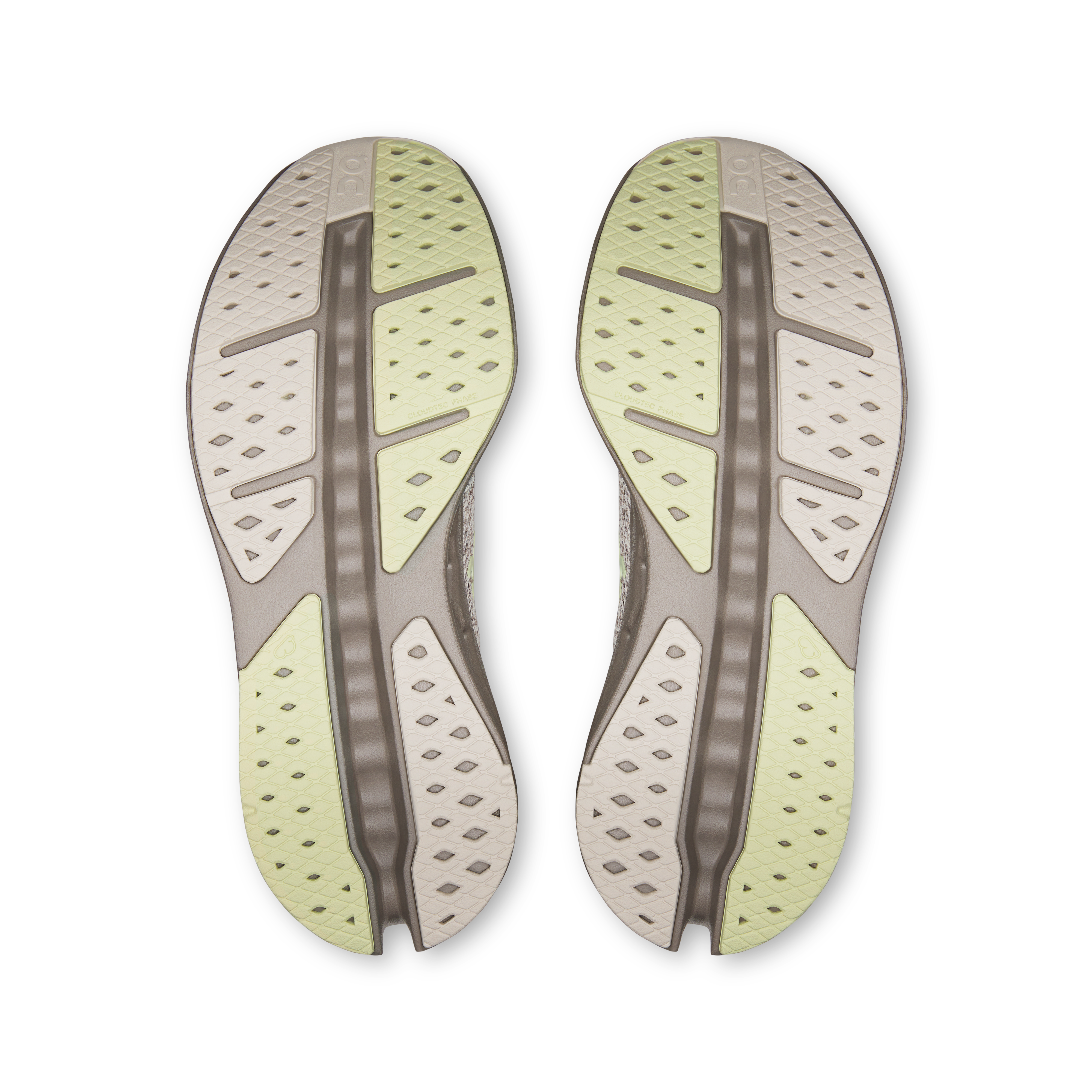On Cloudsurfer Max Pelican & Limelight Women Road running Shoes