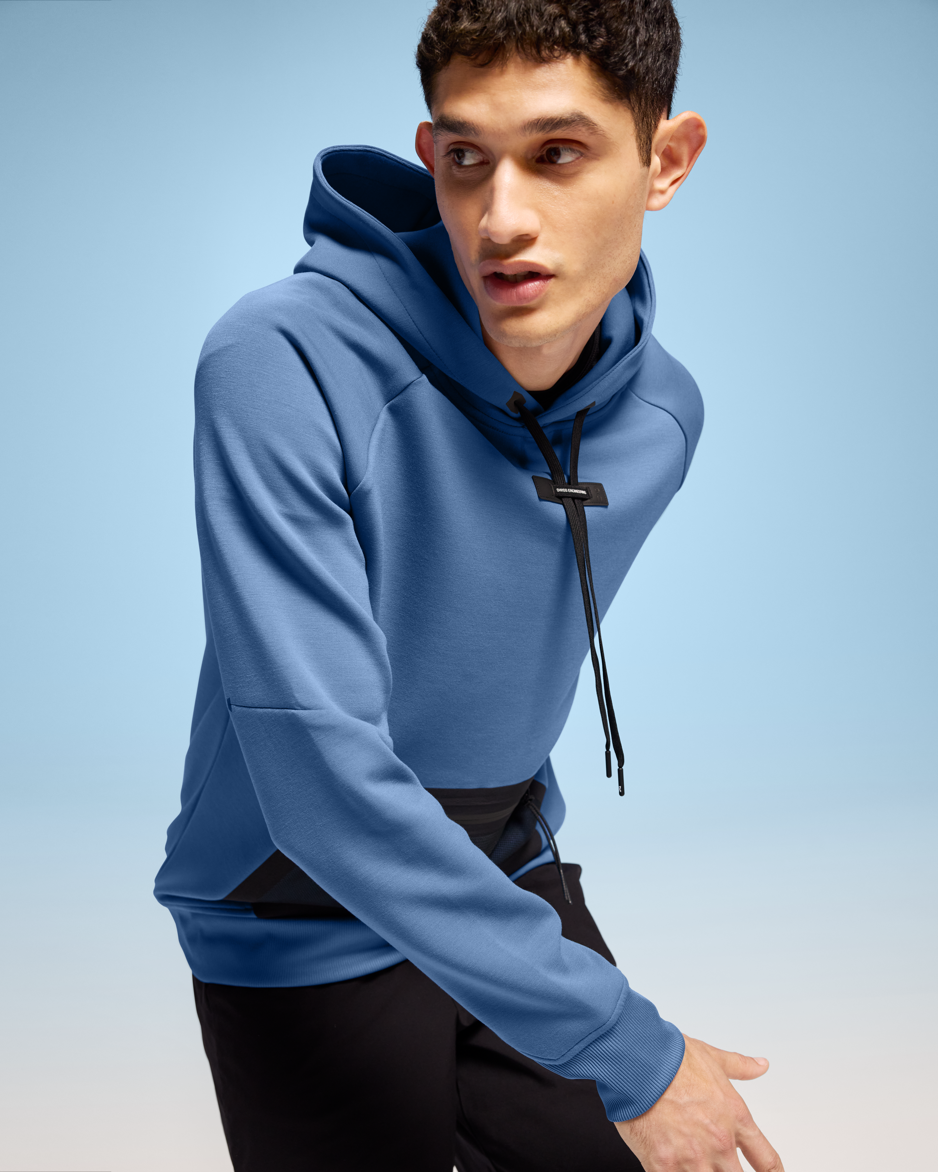 Men Hoodies Hoodies for Men Full Zip Up Fleece Warm Jackets Thic 並行輸入品 Cowl Neck Hoodie For Men Sweatshirt in Navy