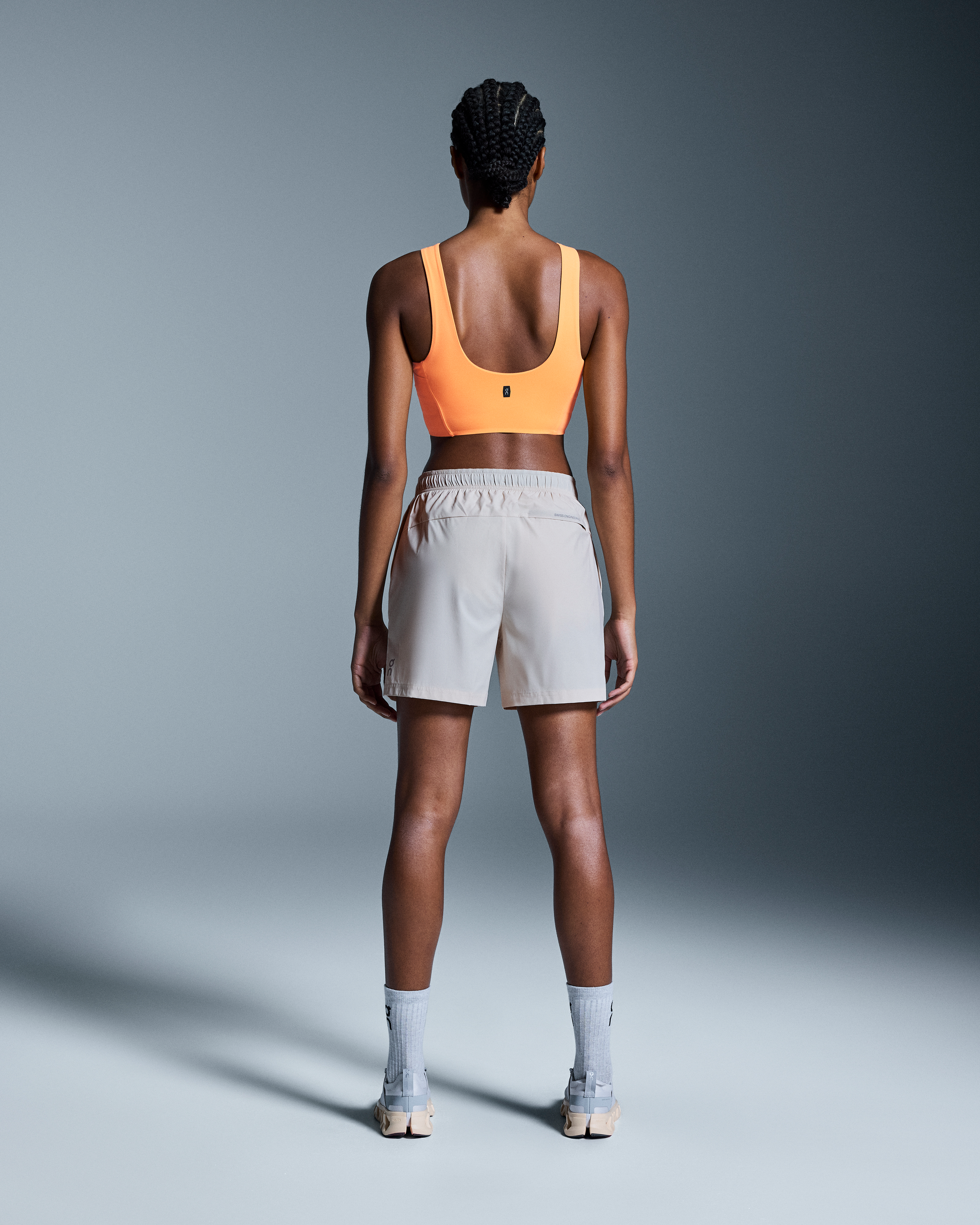 Core 2-in-1 CropWomen / Tangerine / L