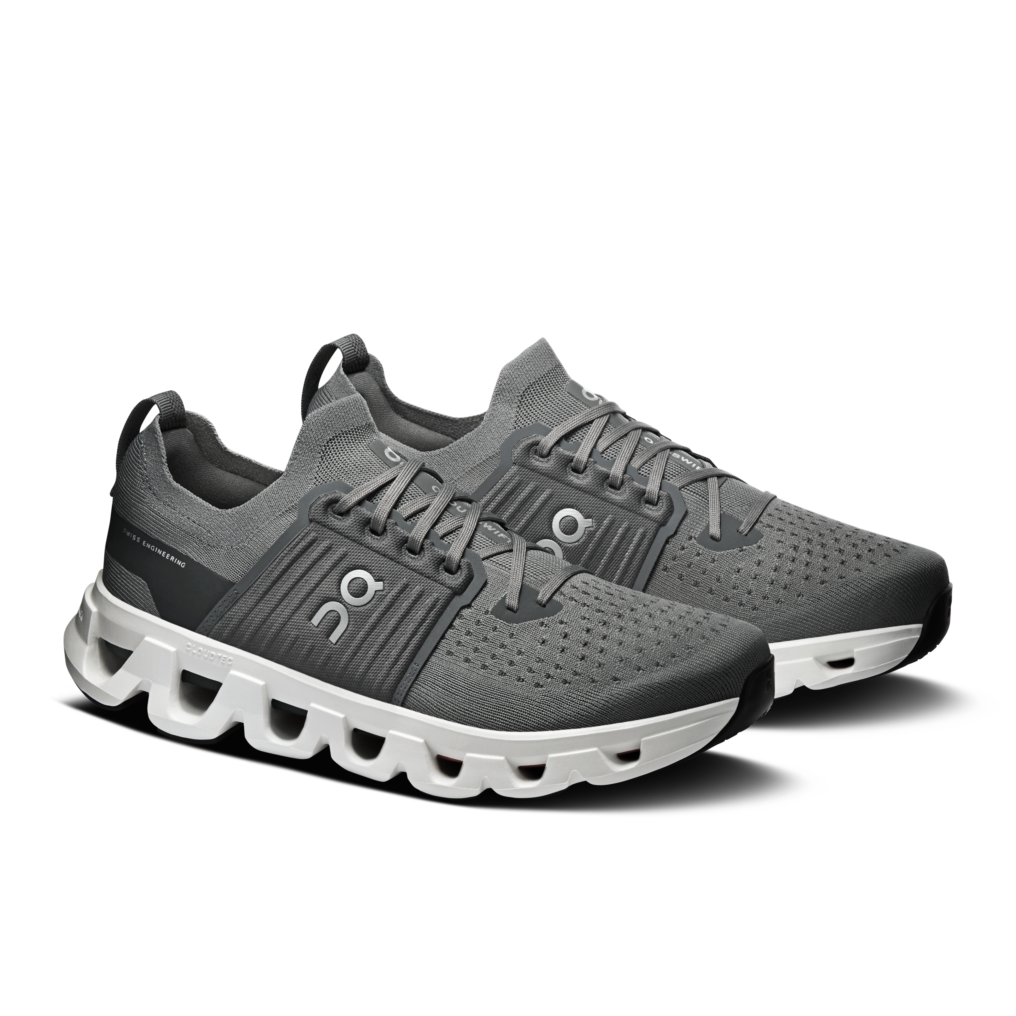 On Cloudswift 4 Rock & White Men Road running Shoes