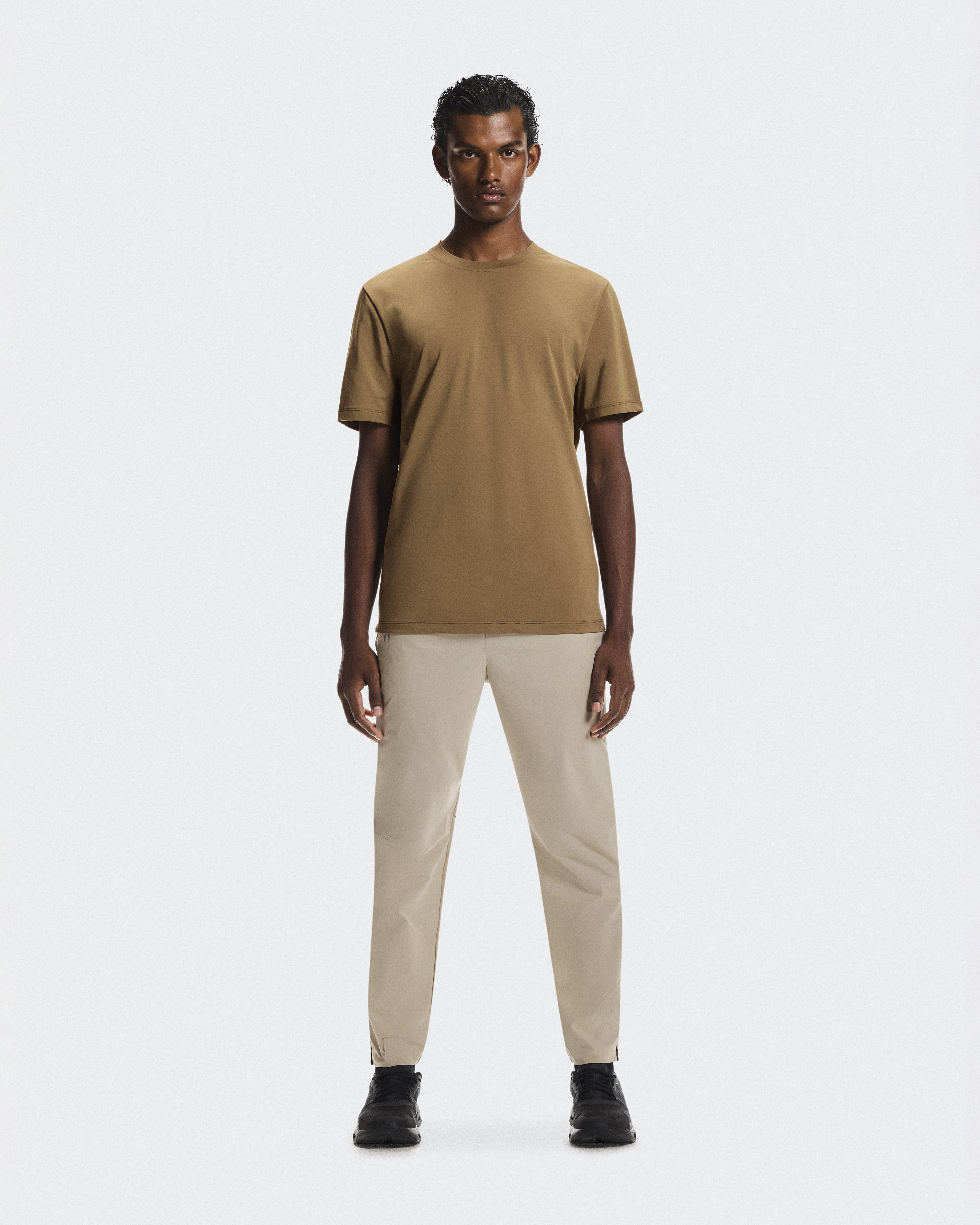 On Focus-T Camiseta de Manga Corta para Hombre en Nutmeg, Talla: Small, Polyester