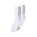 Performance Run Sock High in White/Glacier