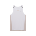 Performance Tank Top in White/Silver