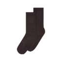 Terry Sock High in Pebble