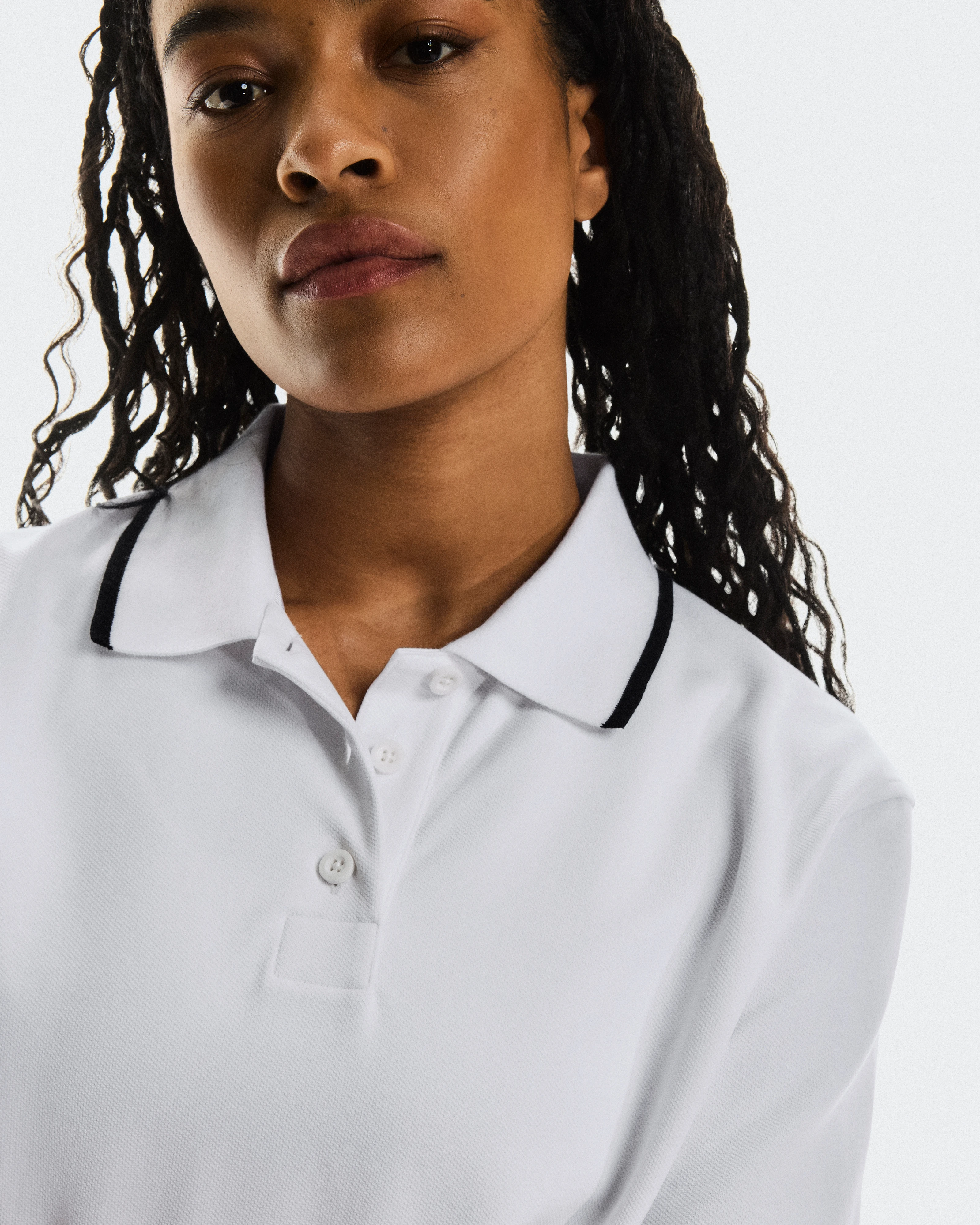 On Courtside Polo White Women Tops and t-shirts