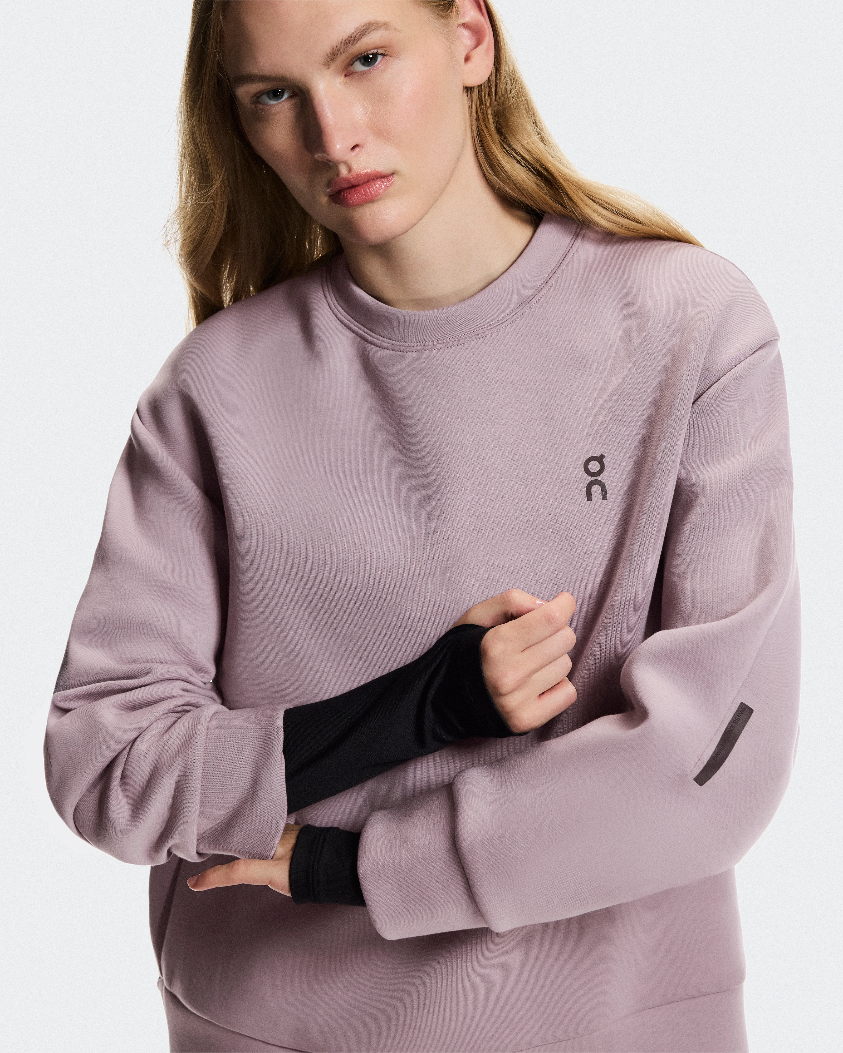 On Focus Tech Crew Heron Women Hoodies and sweatshirts