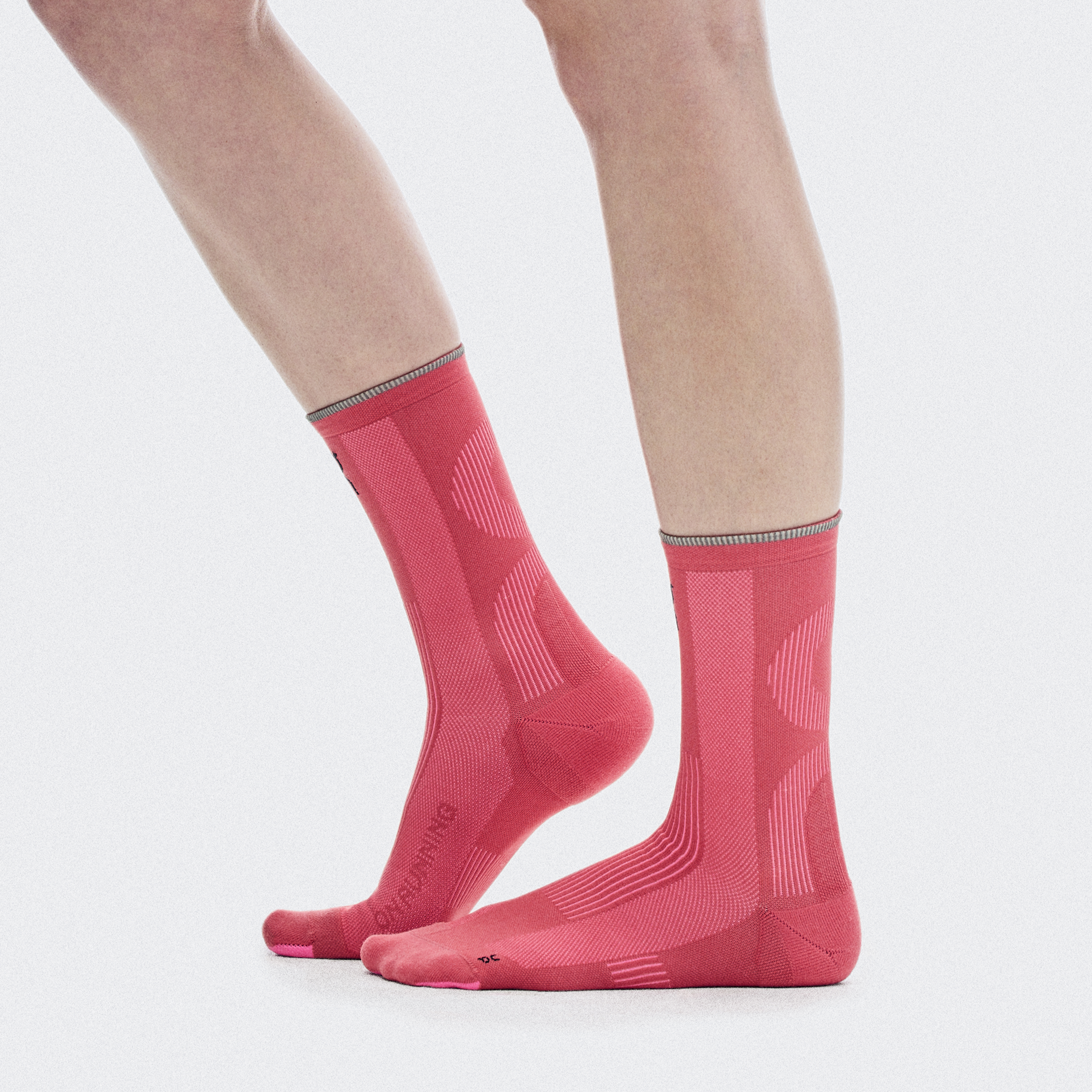 Elite Run Sock High in Camellia/Azalea