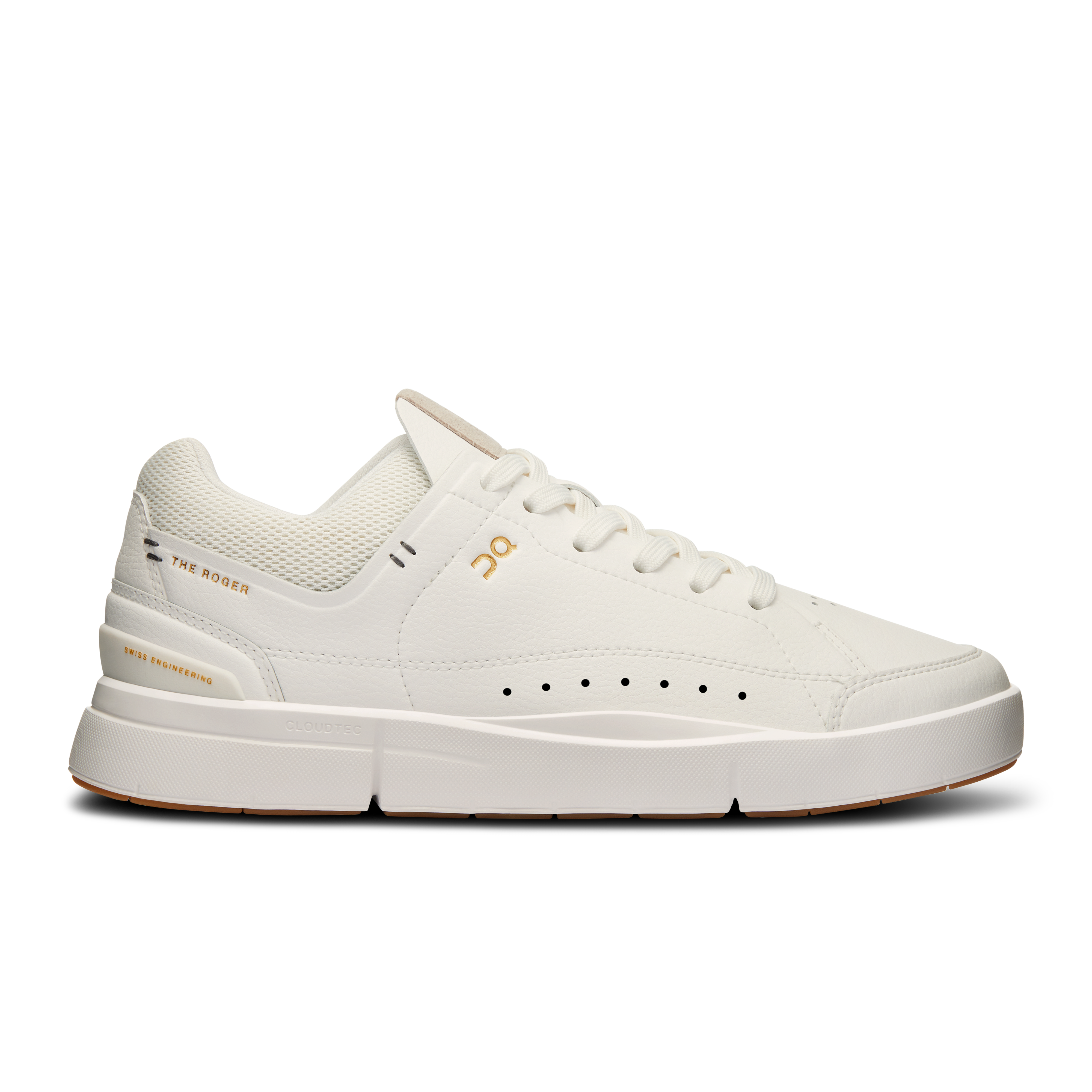 THE ROGER Centre Court Lifestyle Shoe in White/Gum