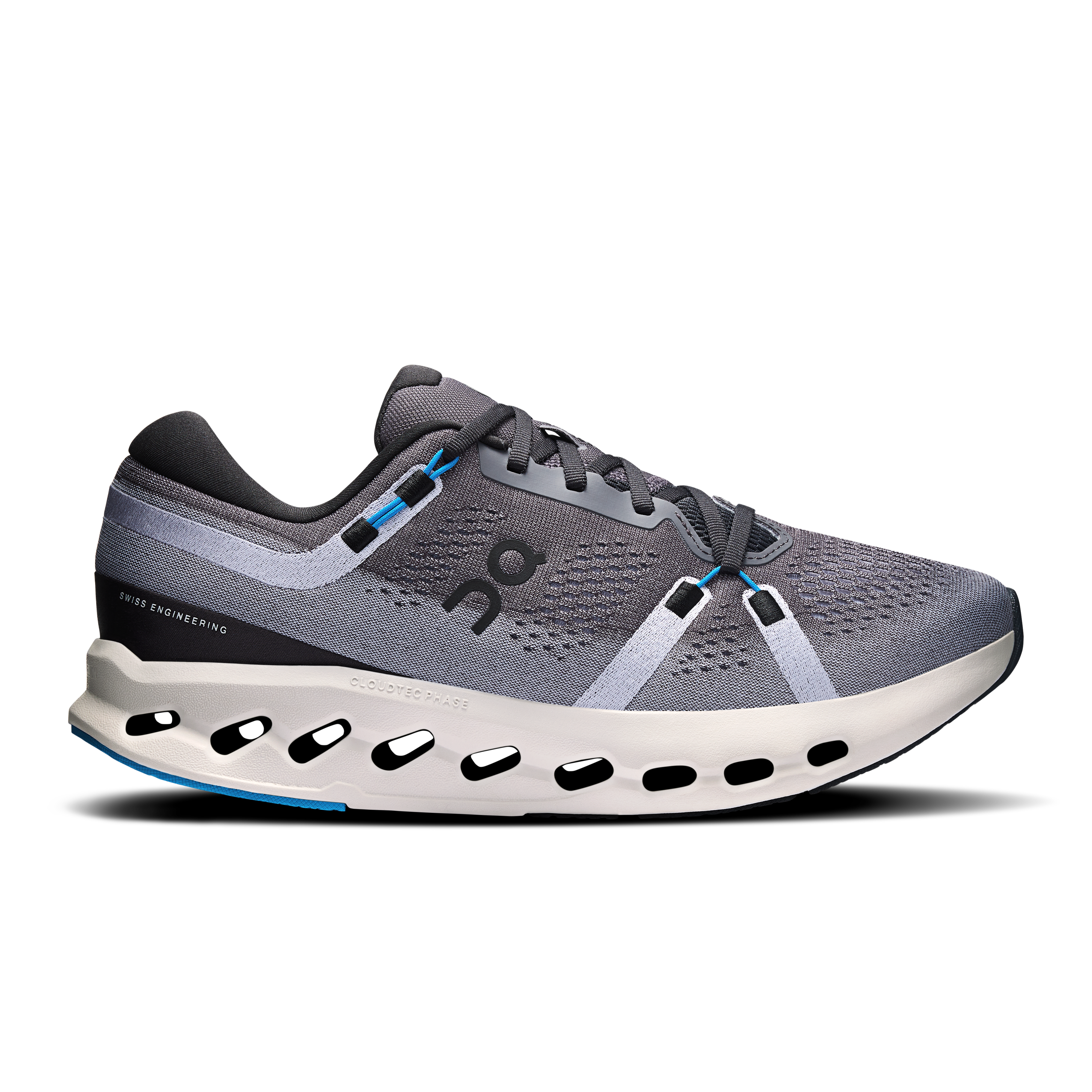 Cloudsurfer 2 Wide Road Running Shoe in Black/Malibu
