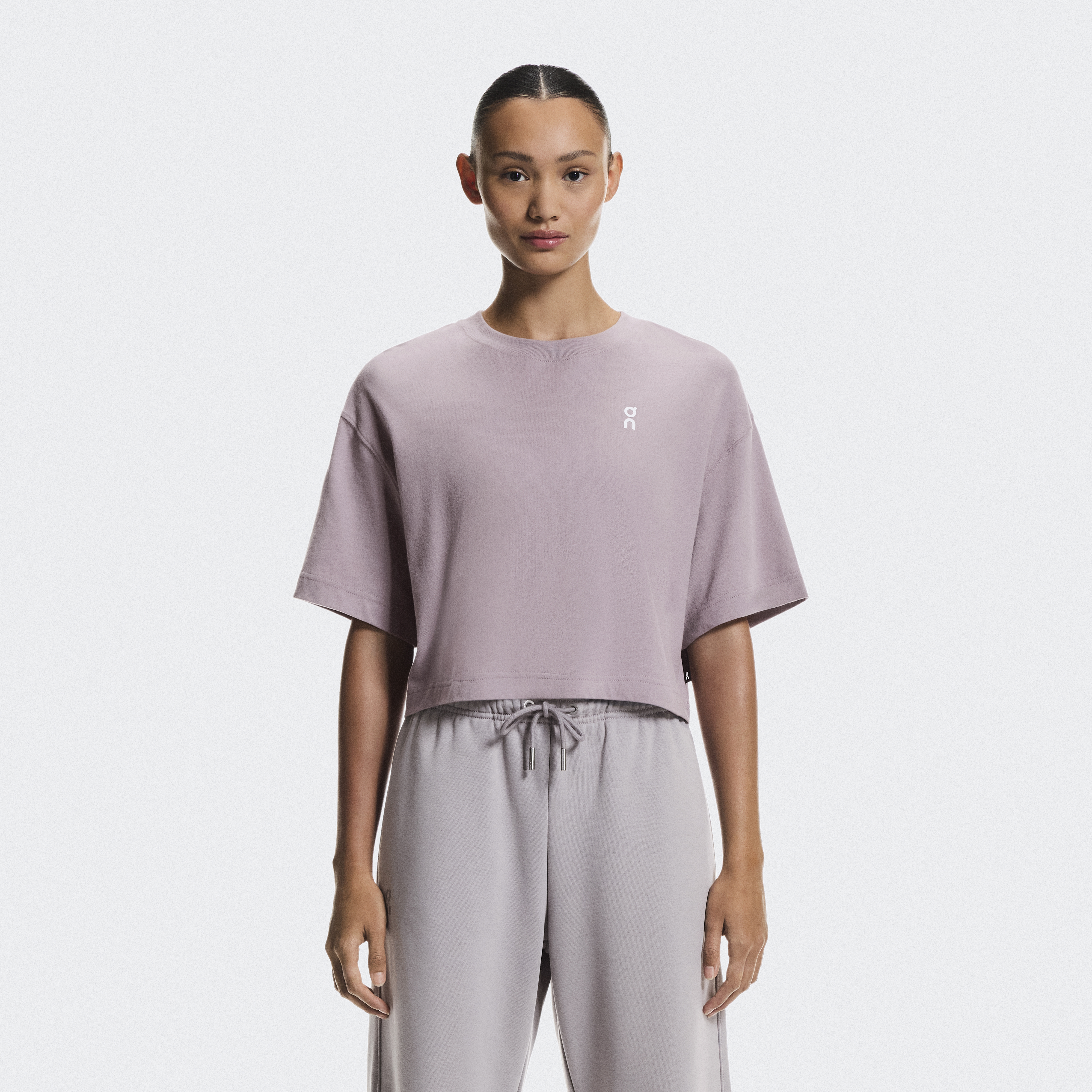 Club Boxy-T Shirt in Heron