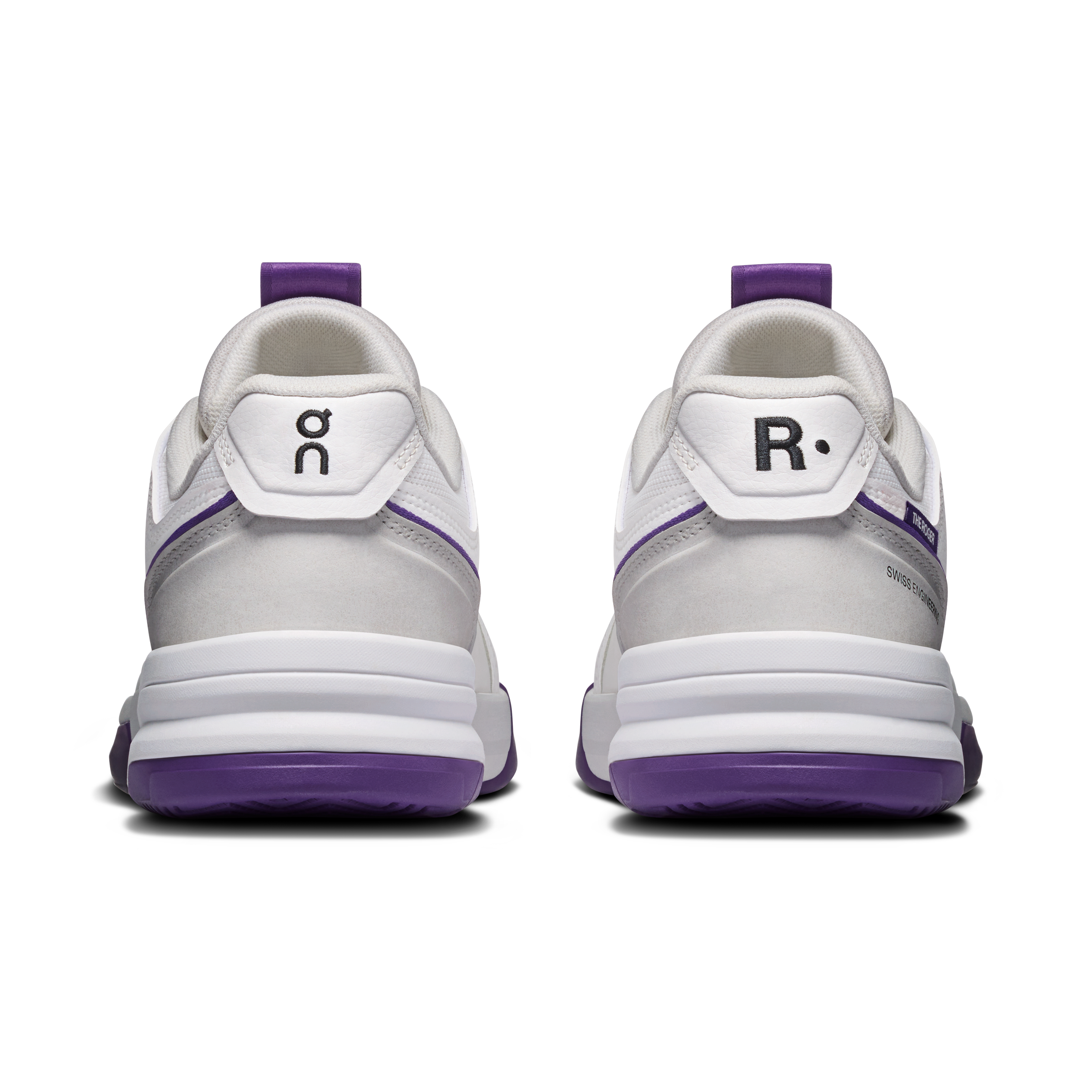 On THE ROGER Clubhouse Pro 2 White & Amethyst Women Tennis Shoes